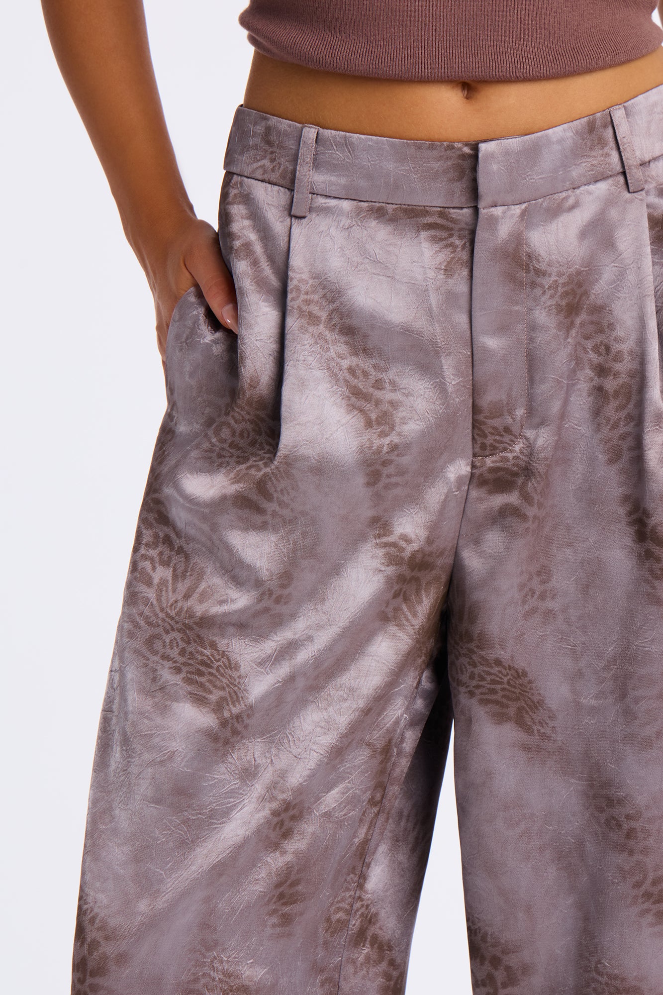 Set The Mood Marble Pants 32″ - Orchid