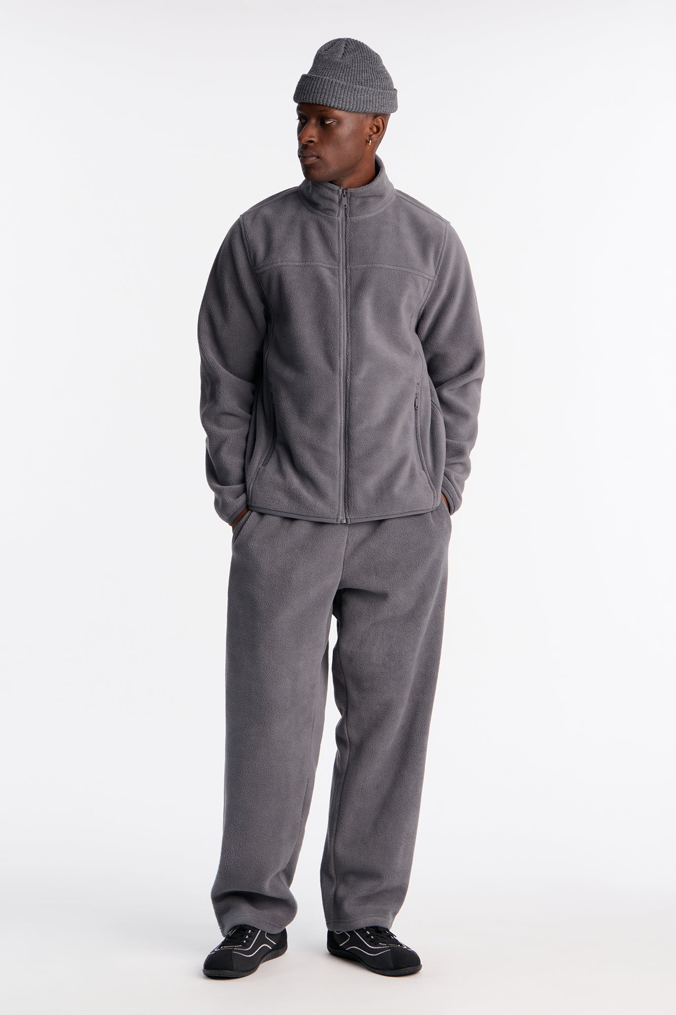 Core Microfleece Zip Jacket - Grey
