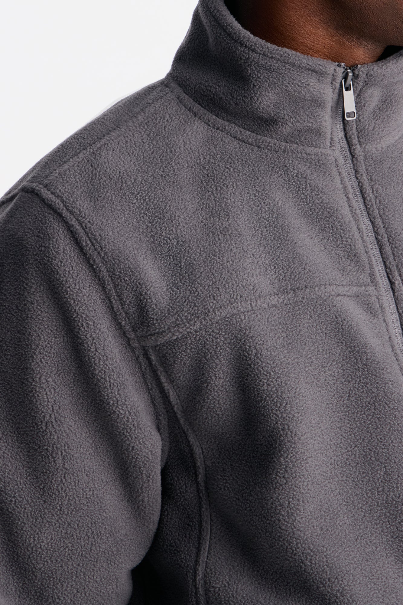 Core Microfleece Zip Jacket - Grey
