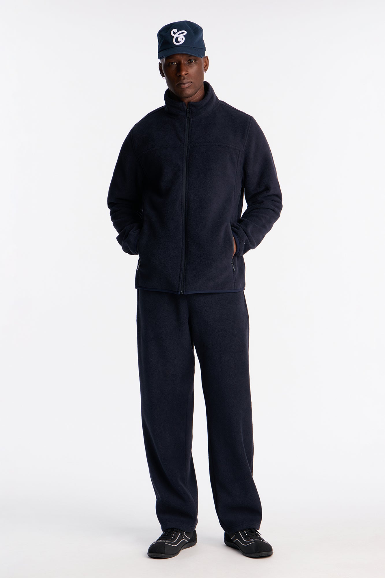 Core Microfleece Zip Jacket - Navy