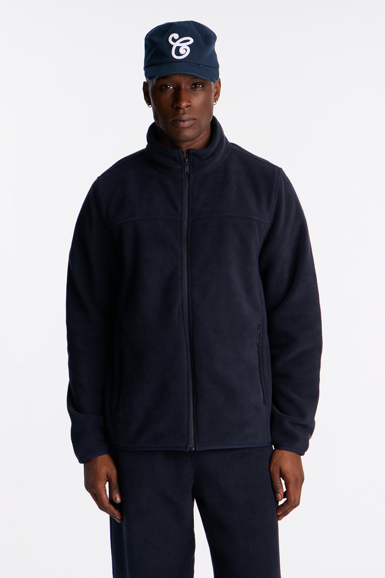 Core Microfleece Zip Jacket - Navy