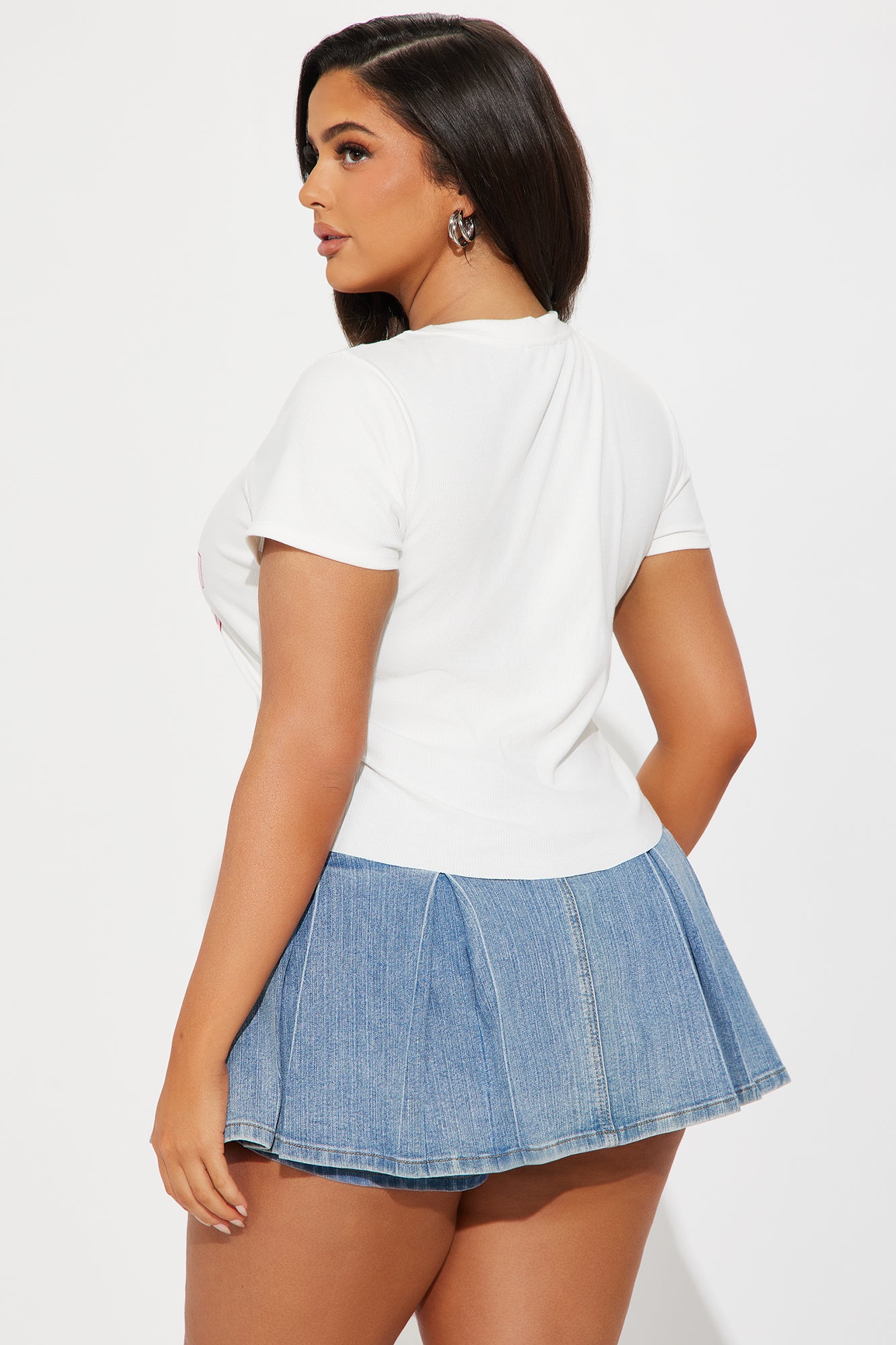 Southern Social Bow Tee - White