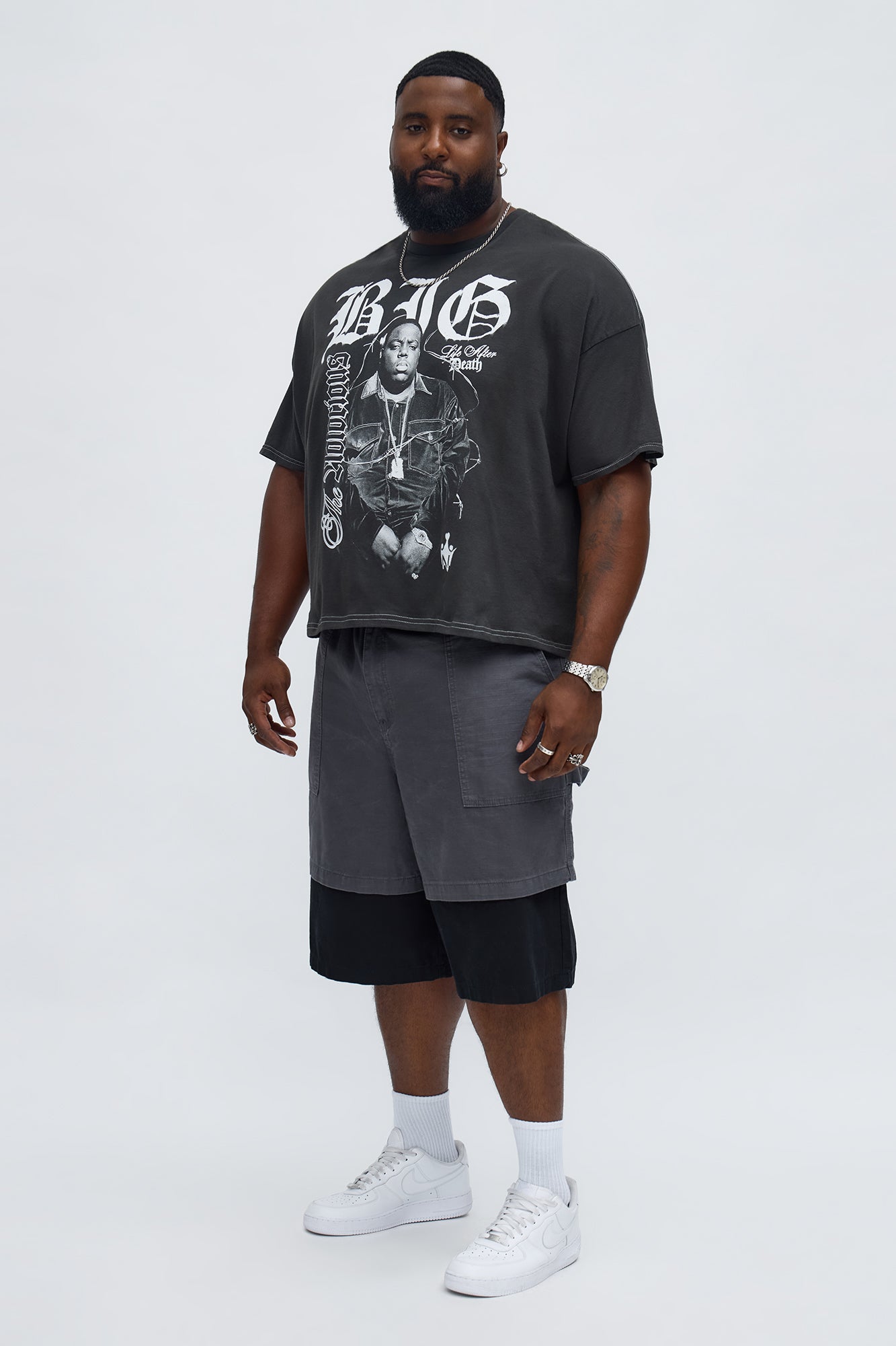 Nostrand Color Blocked Short Bottoms - Grey/Black
