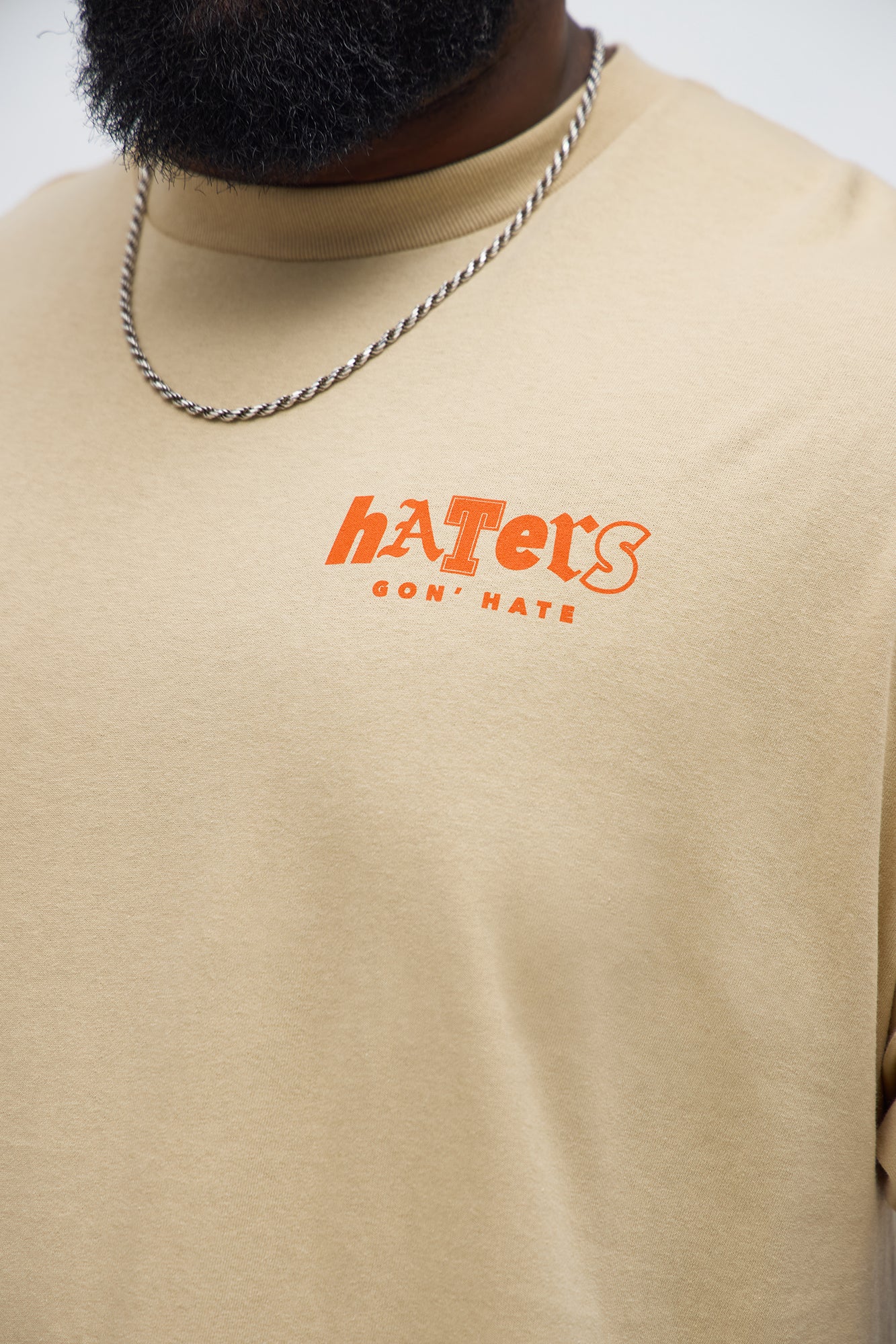 Haters Let Em Talk Short Sleeve Tee - Sand