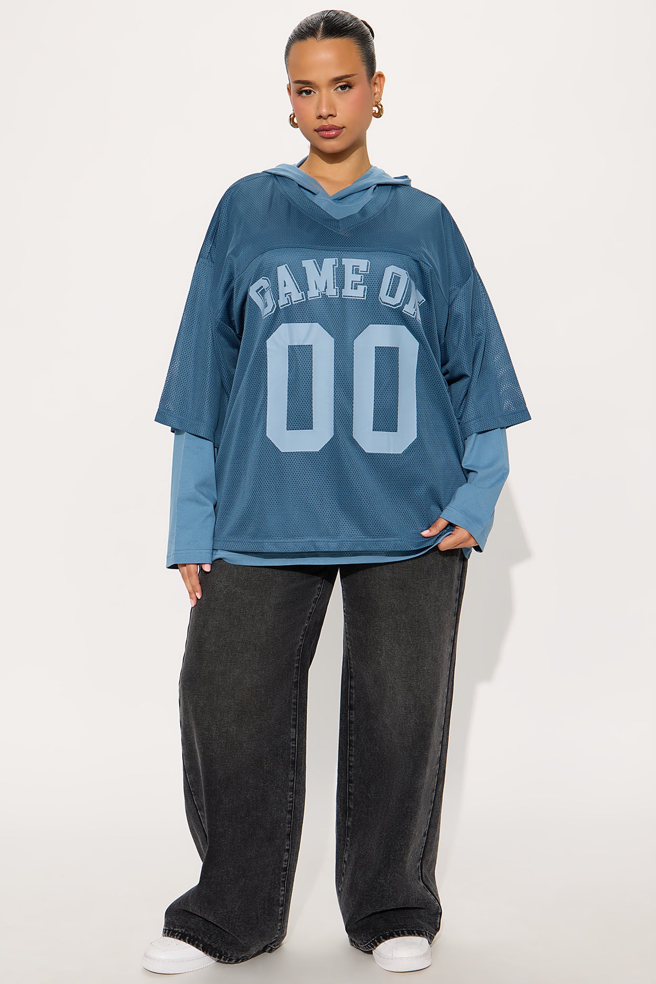 Game On Jersey Hoodie - Navy
