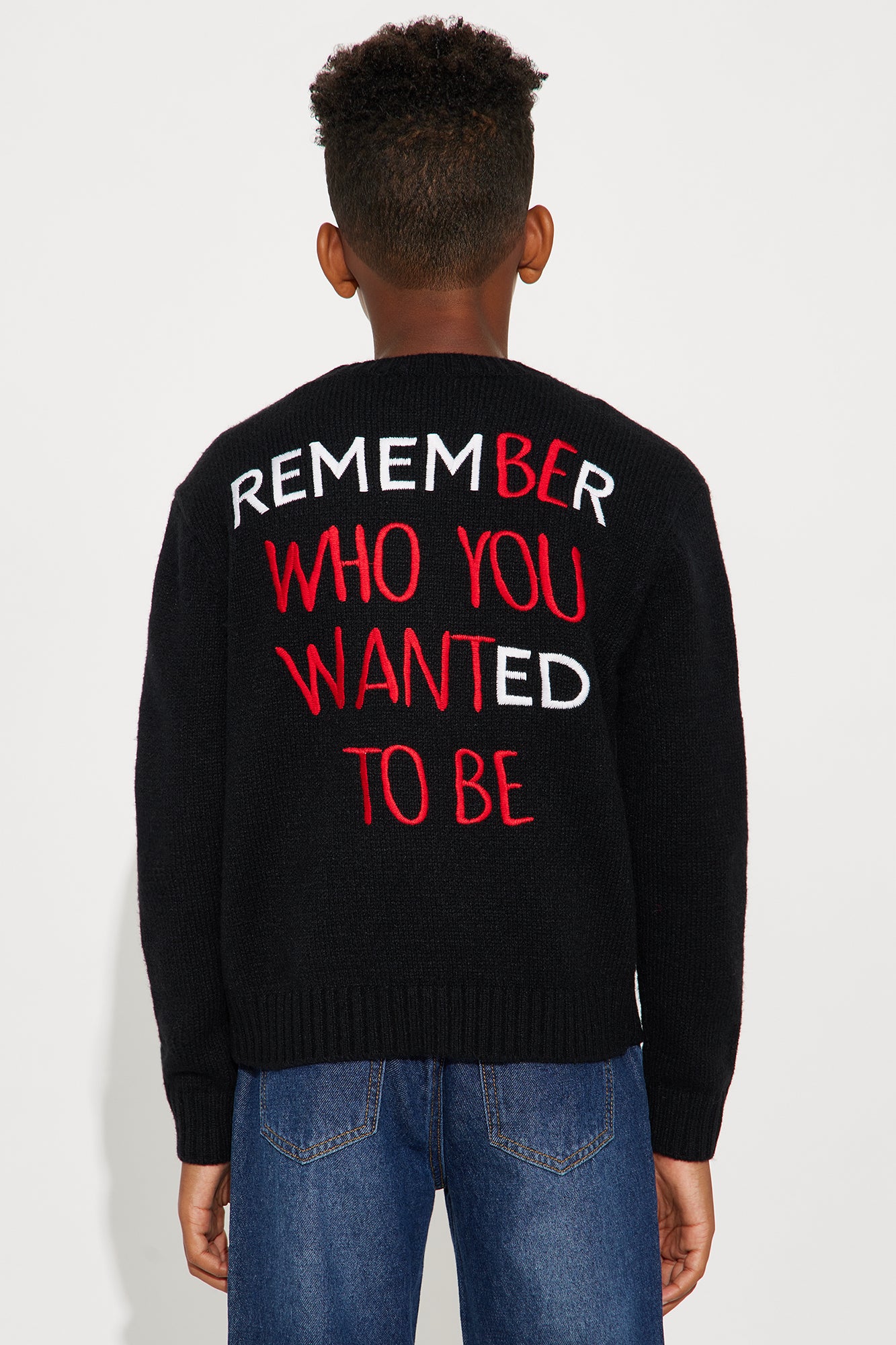 Mini Untold Truth Sweater - Black
