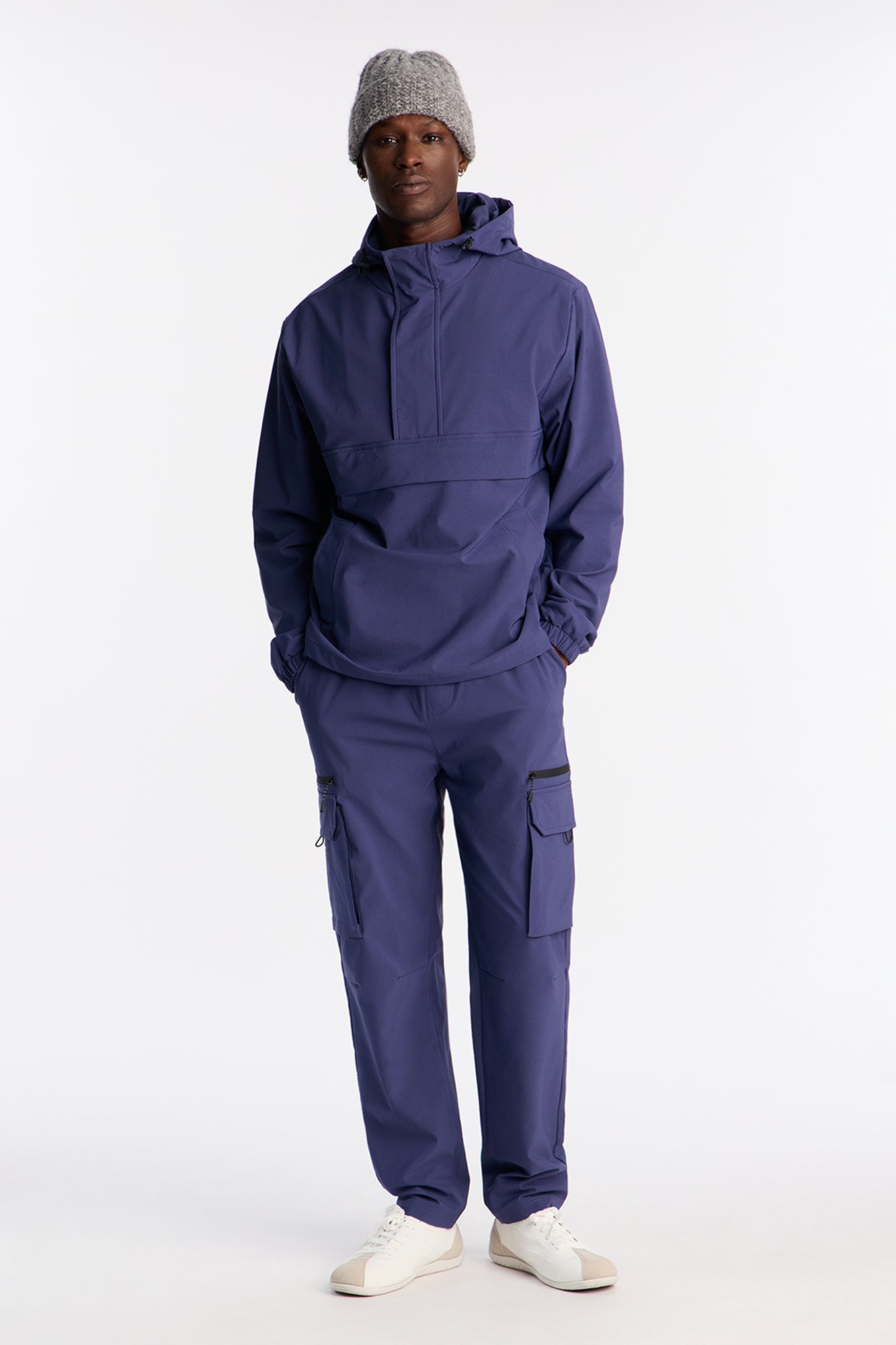Desert Storm Pullover Anorak - Navy