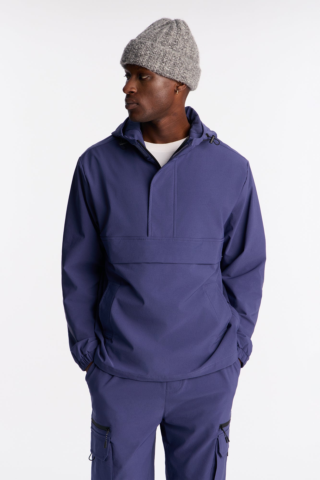 Desert Storm Pullover Anorak - Navy