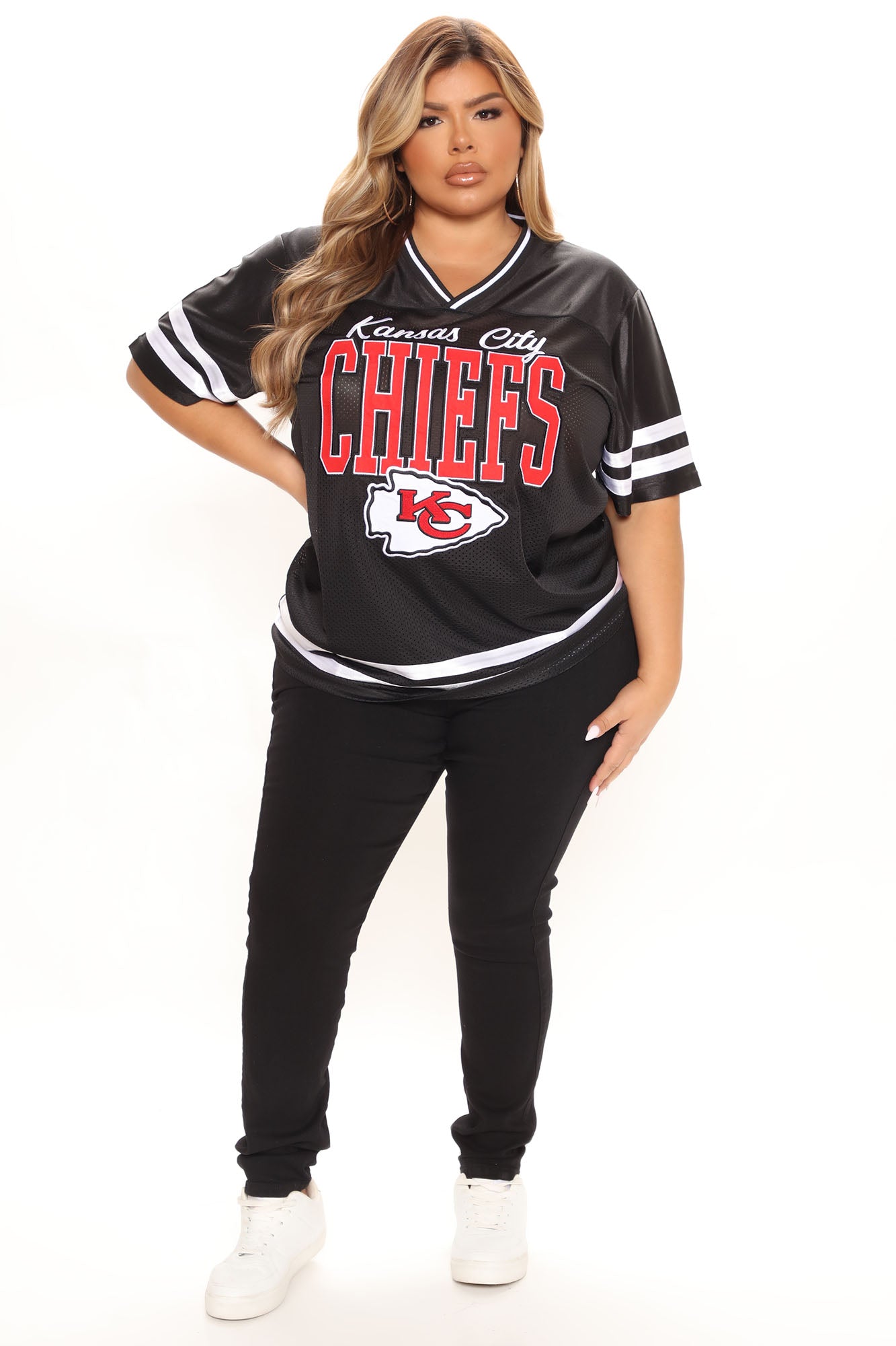 NFL Kansas City Chiefs Jersey Top - Black