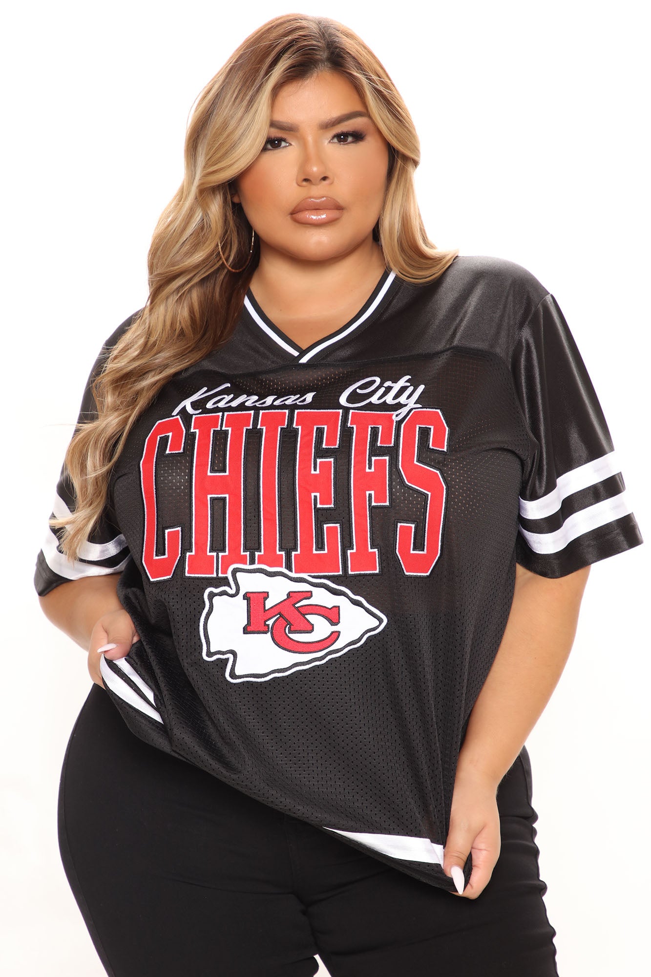 NFL Kansas City Chiefs Jersey Top - Black