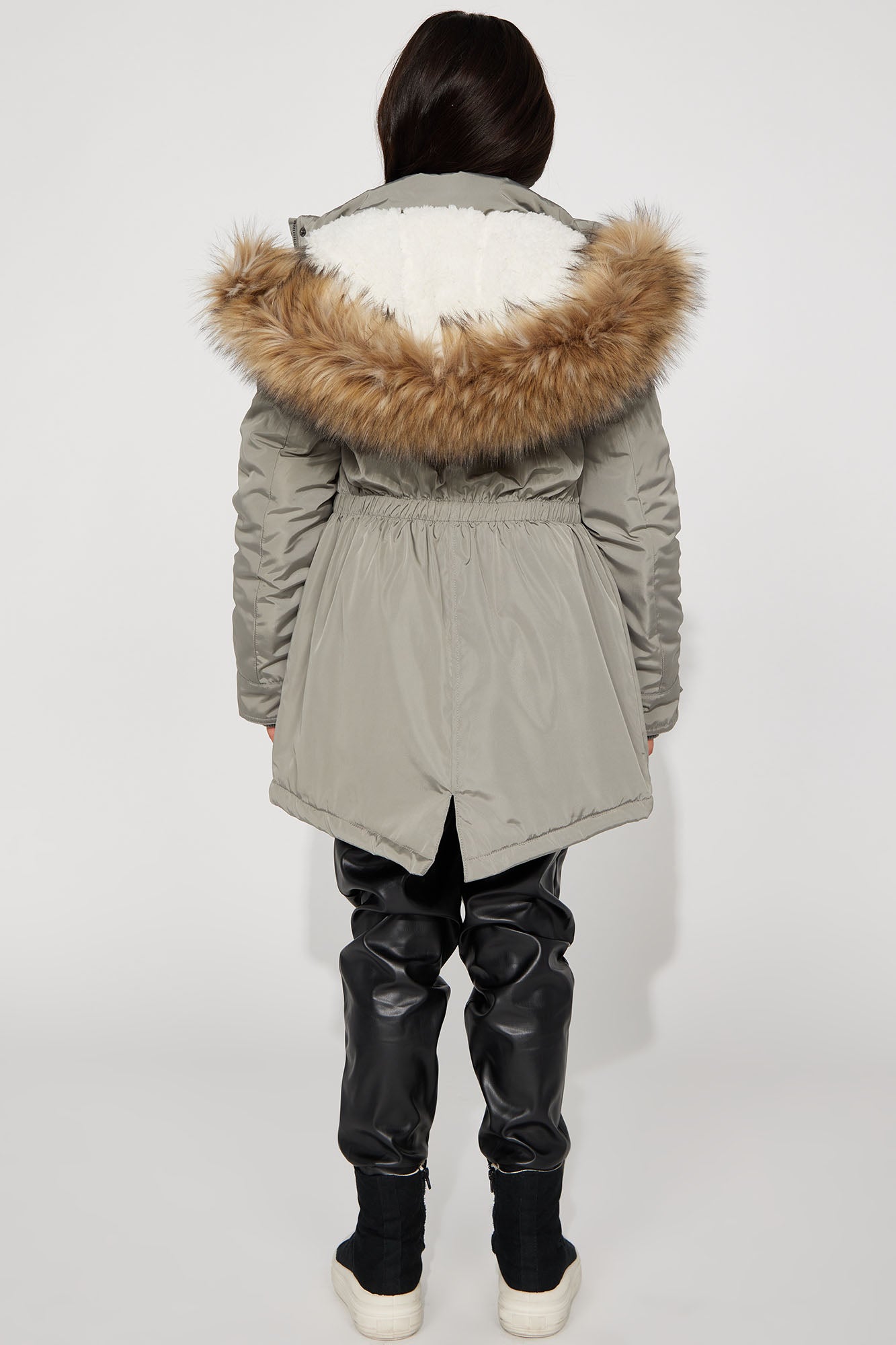 Mini Cold News Puffer Jacket - Olive