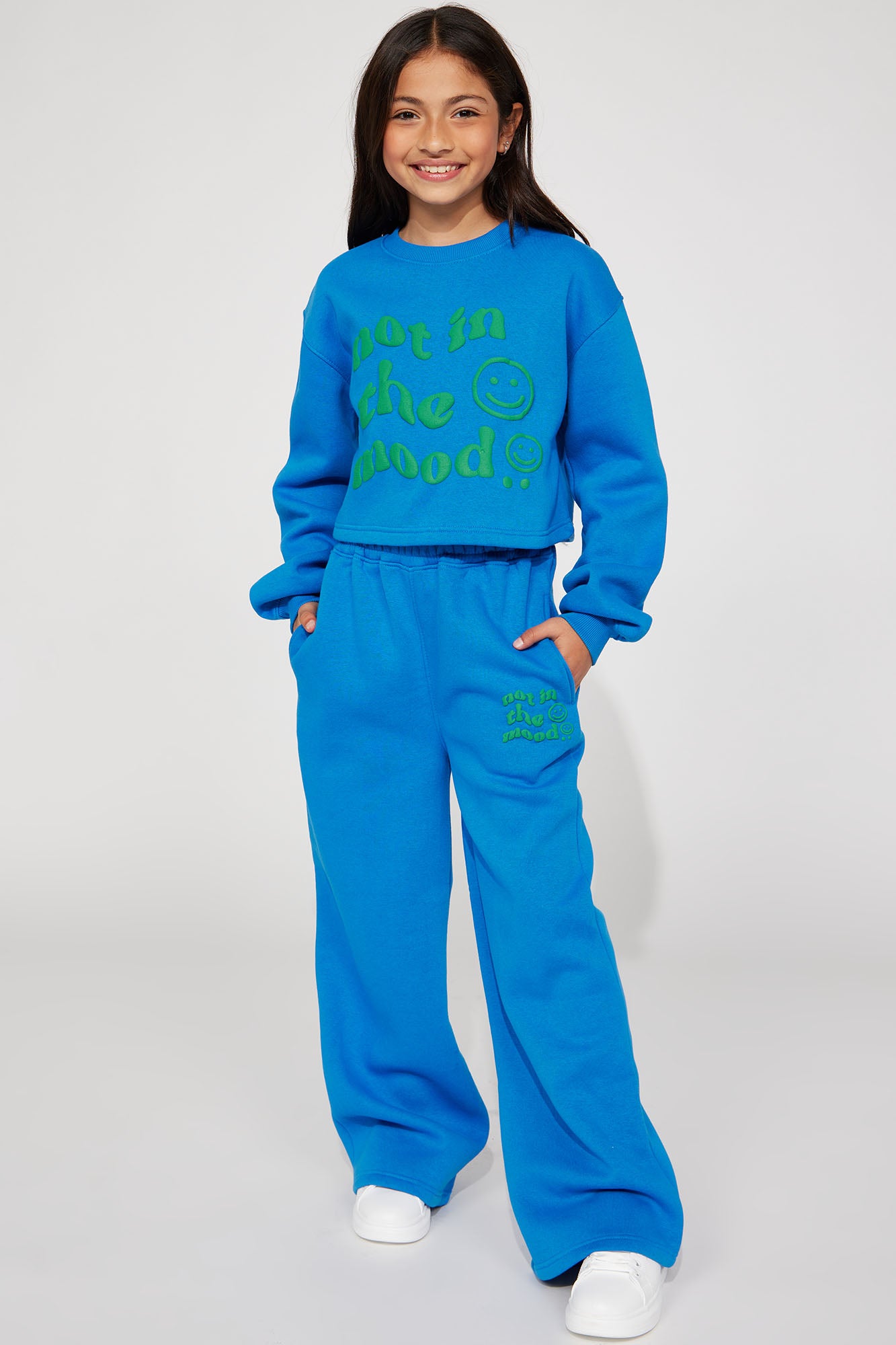 Mini Not In The Mood Jogger Set - Navy