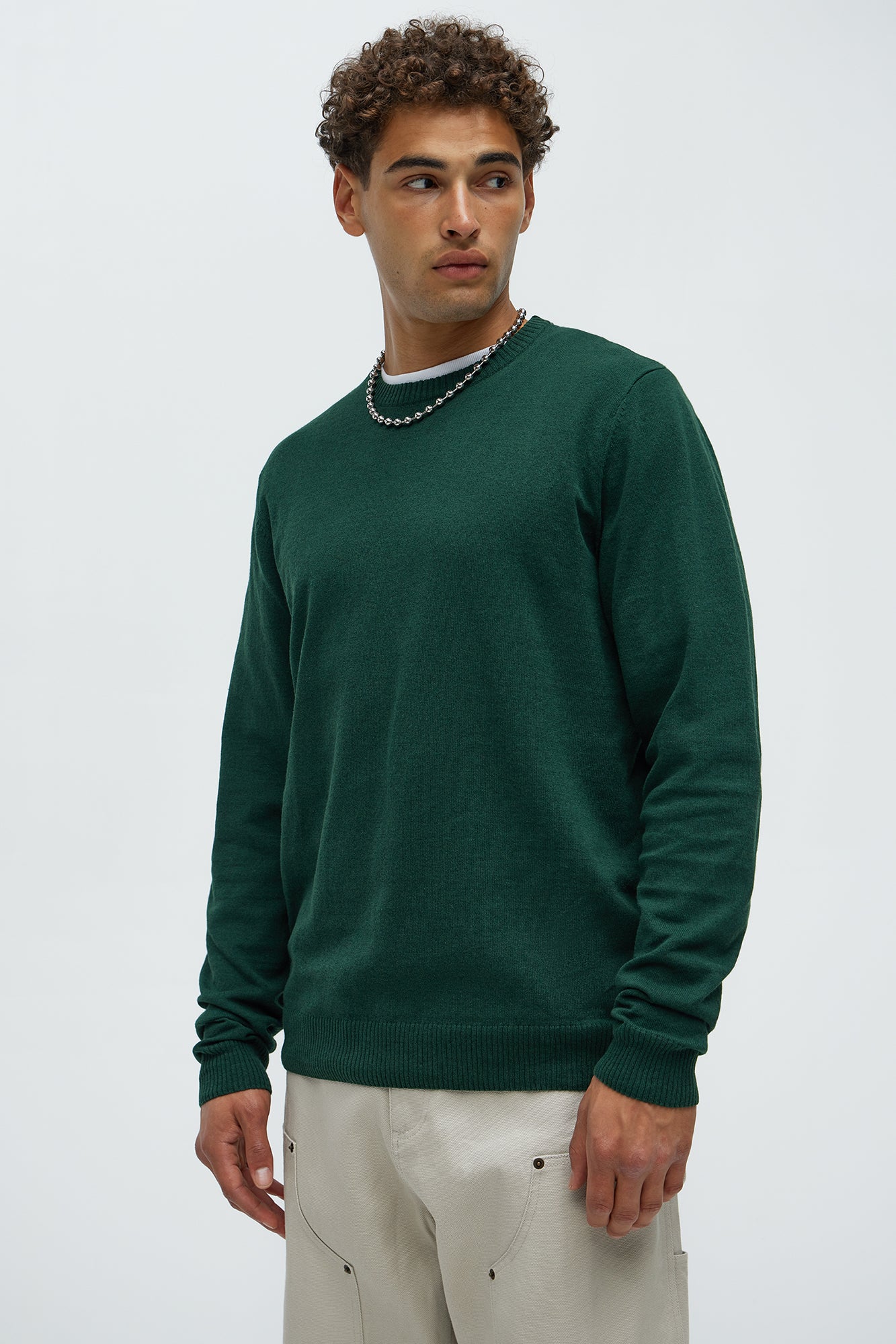 Cozy and Cool Crewneck Sweater - Green