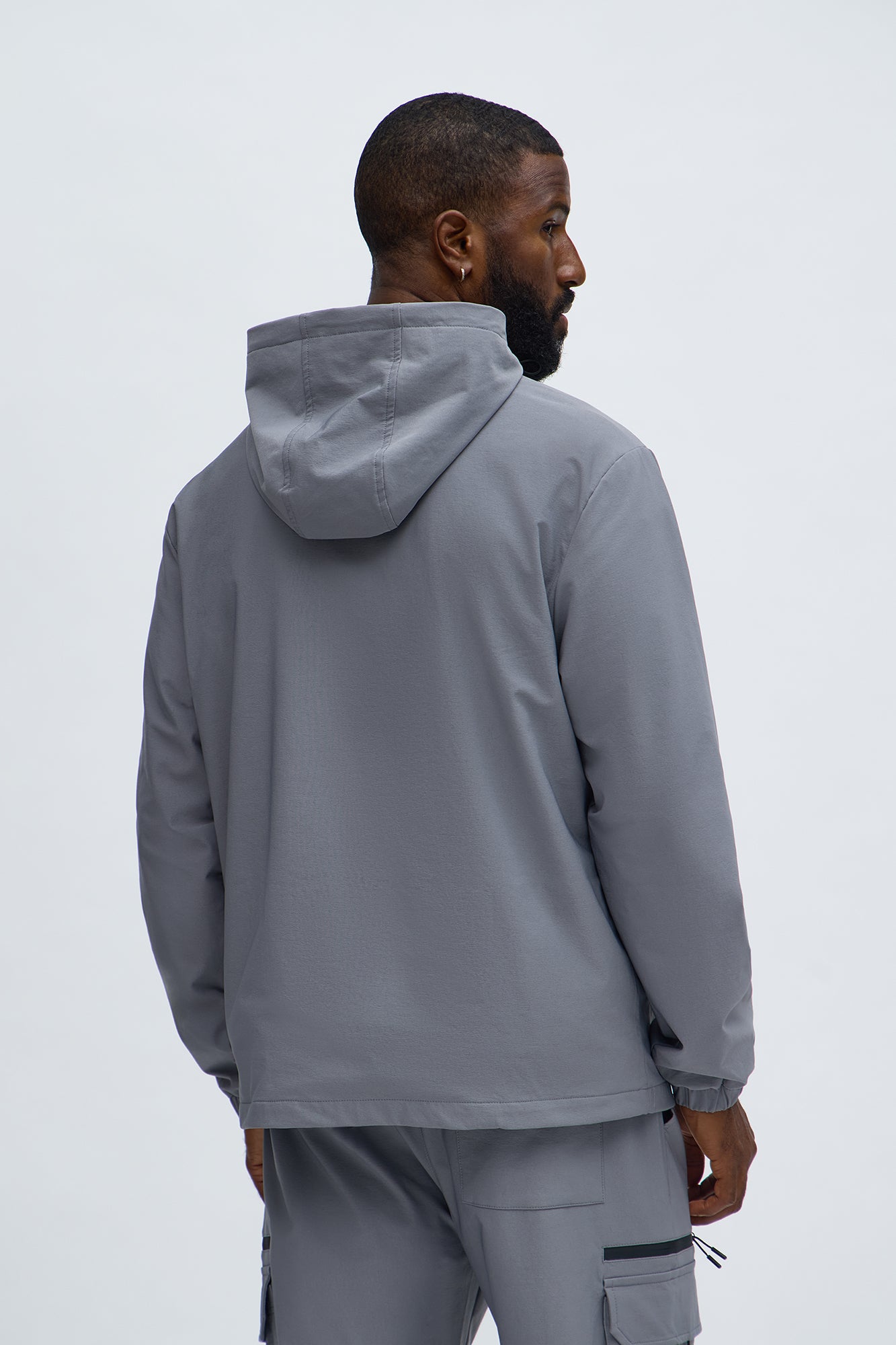 Desert Storm Pullover Anorak - Grey