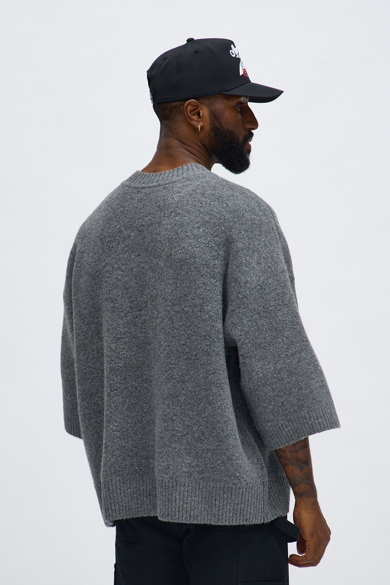 Oversized Ararat Sweater Shirt - Grey