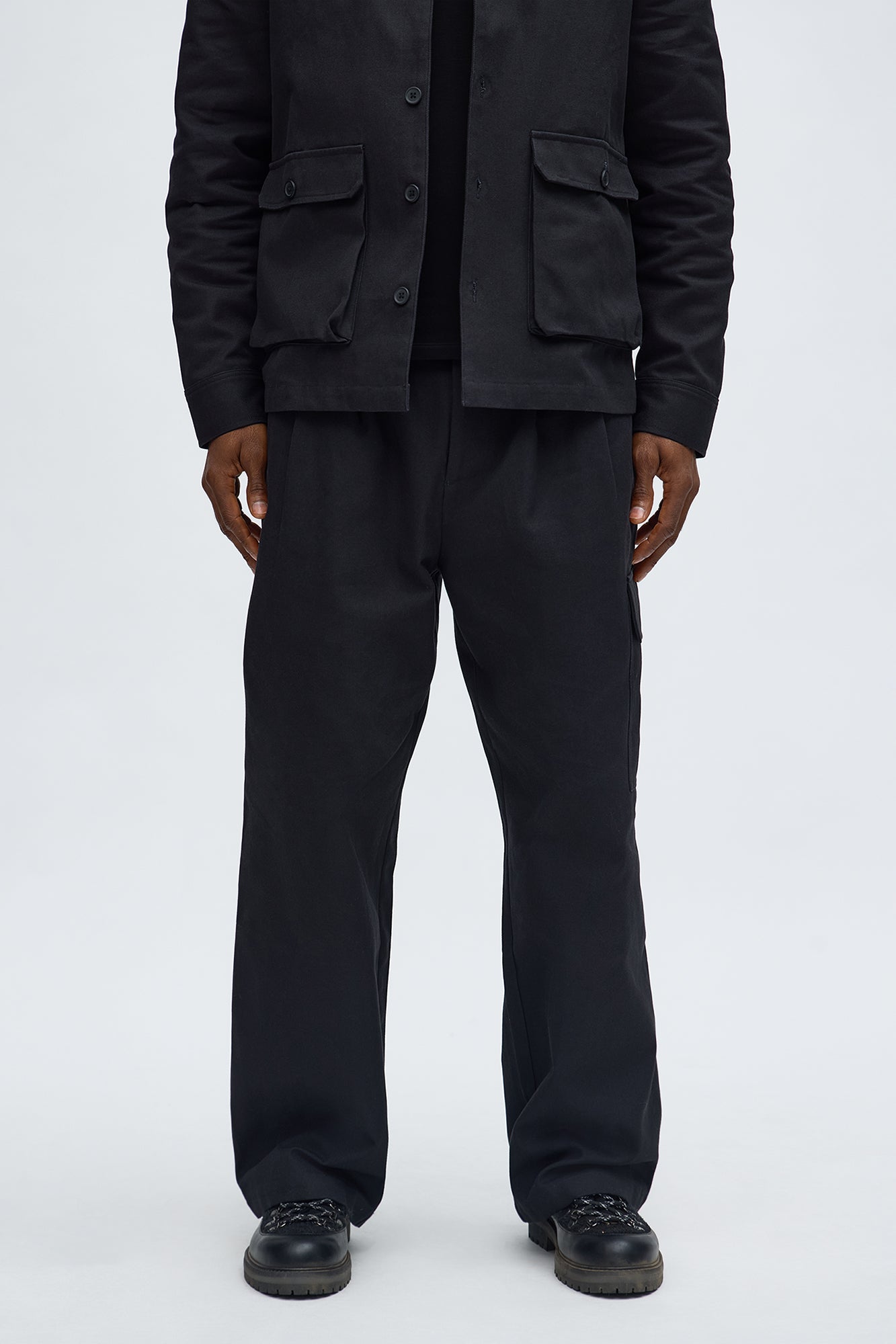 Baggy Fairfax Canvas Pant - Black