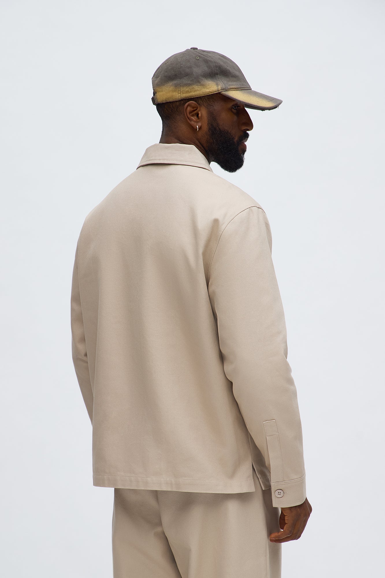 Fairfax Canvas Multi Pocket Shirt - Taupe