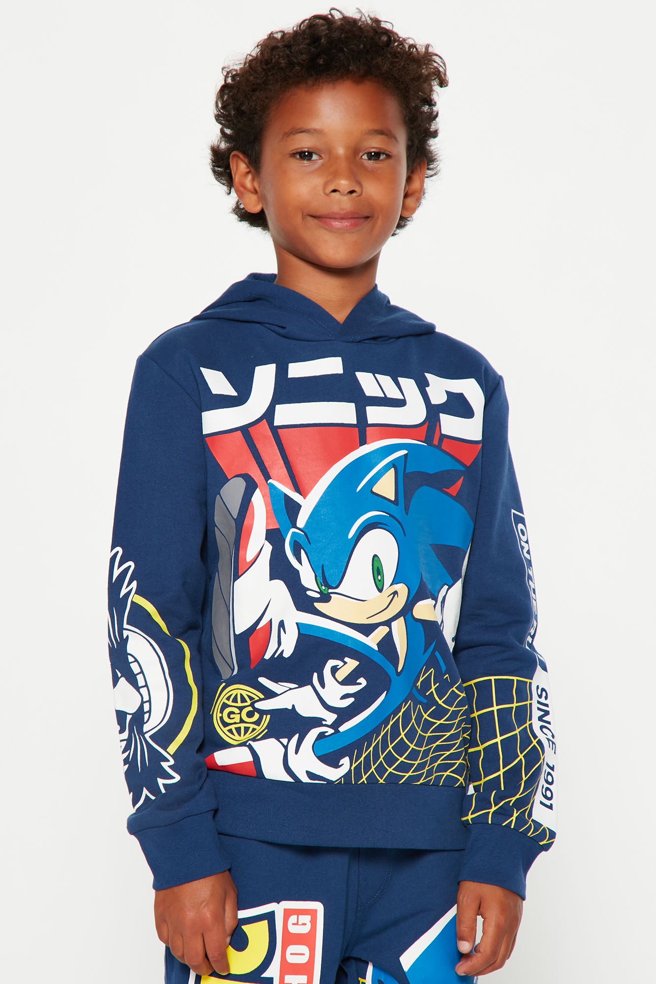 Mini Sonic The Hedgehog Jogger Set - Navy