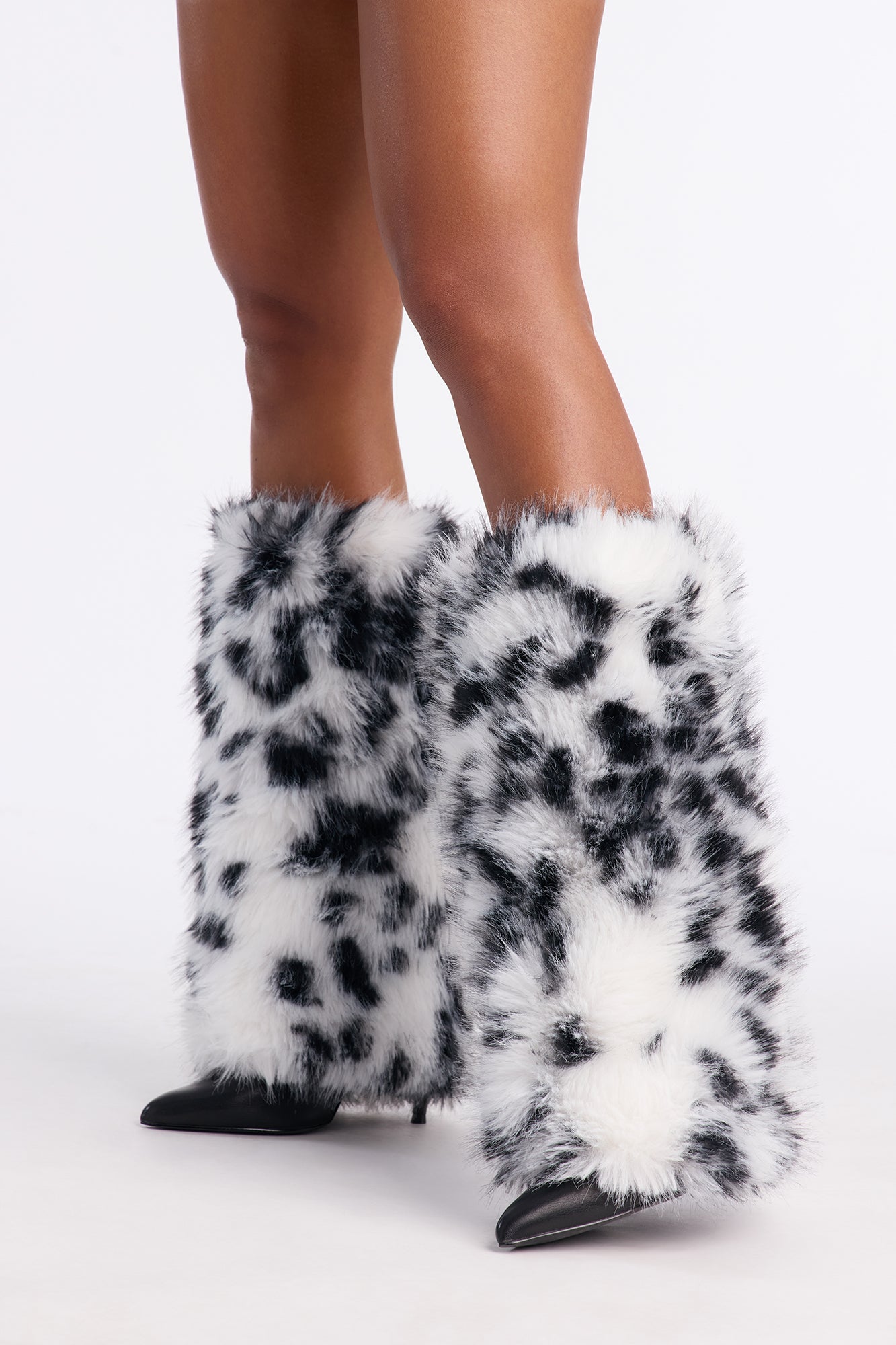 Polar Express Legwarmers - White/combo