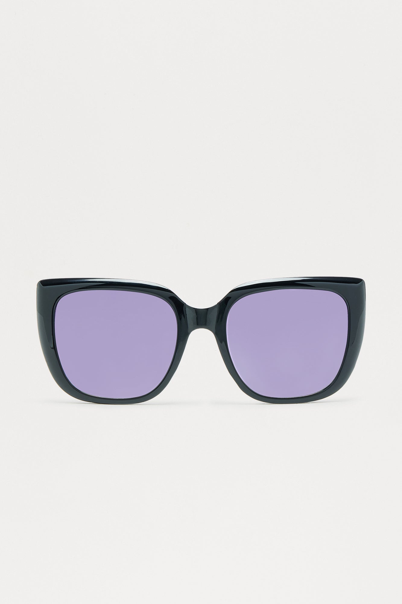 Shade Check Cat Eye Sunglasses - Black