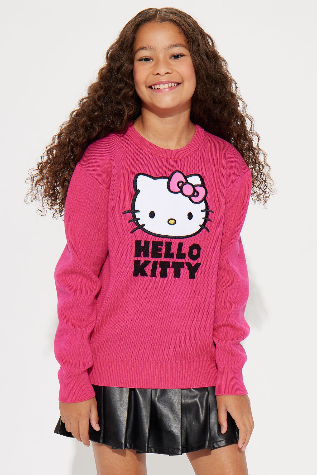 Mini Hello Kitty Sweater - Pink/combo