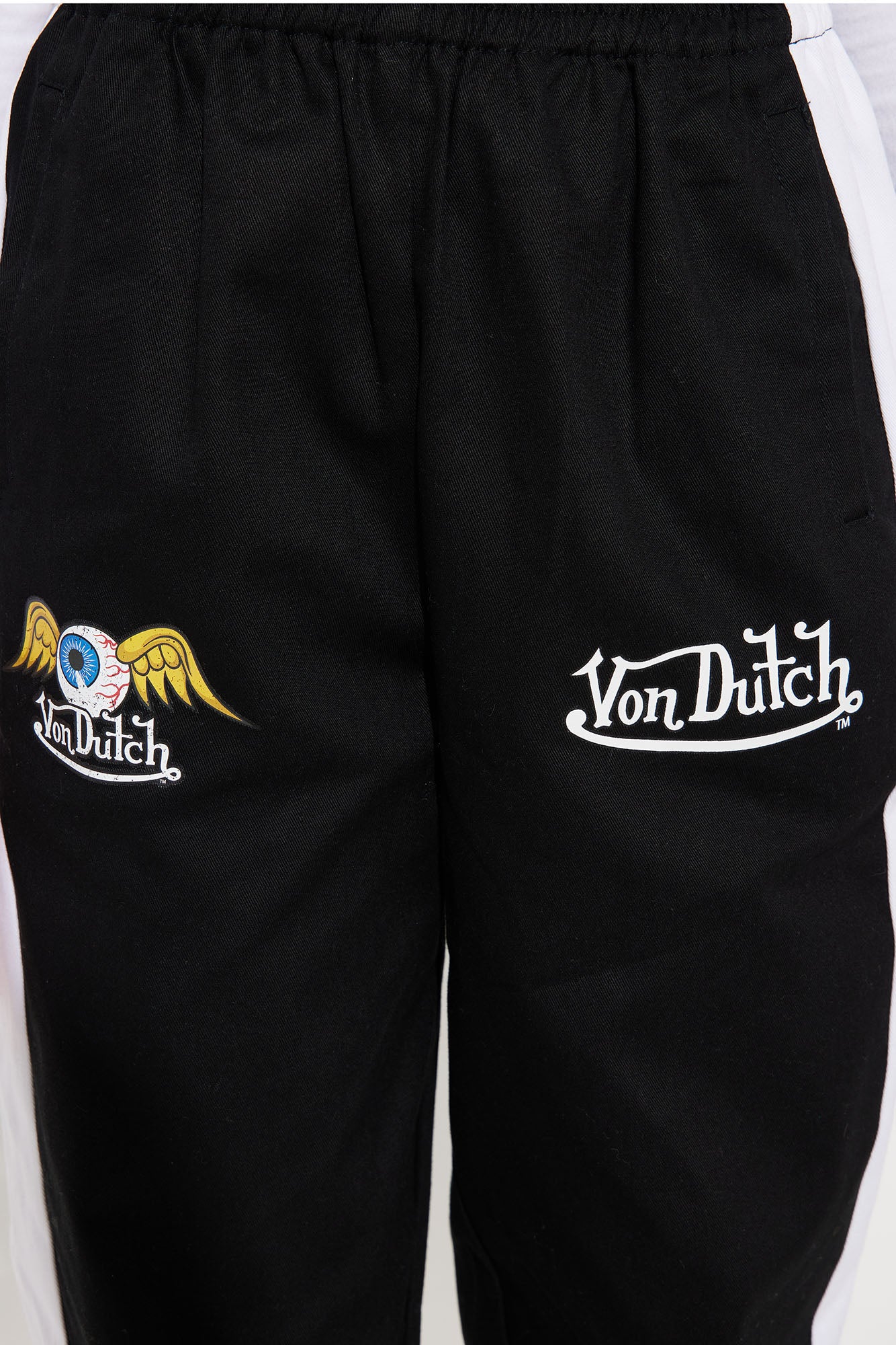 Mini Von Dutch Track Pants - Black/White