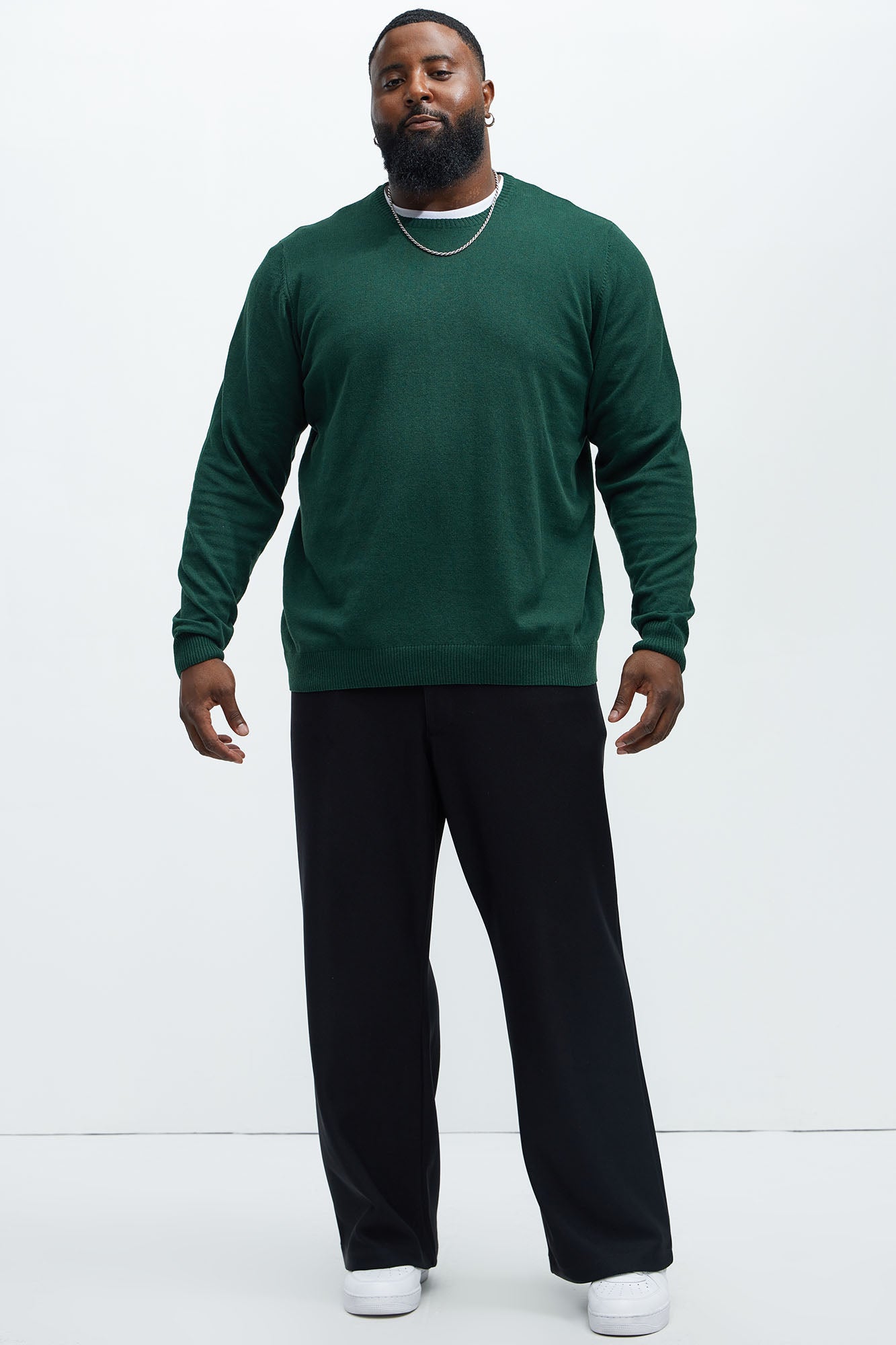 Cozy and Cool Crewneck Sweater - Green
