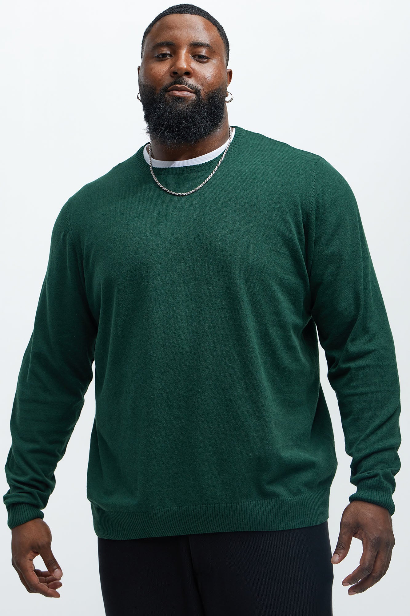 Cozy and Cool Crewneck Sweater - Green