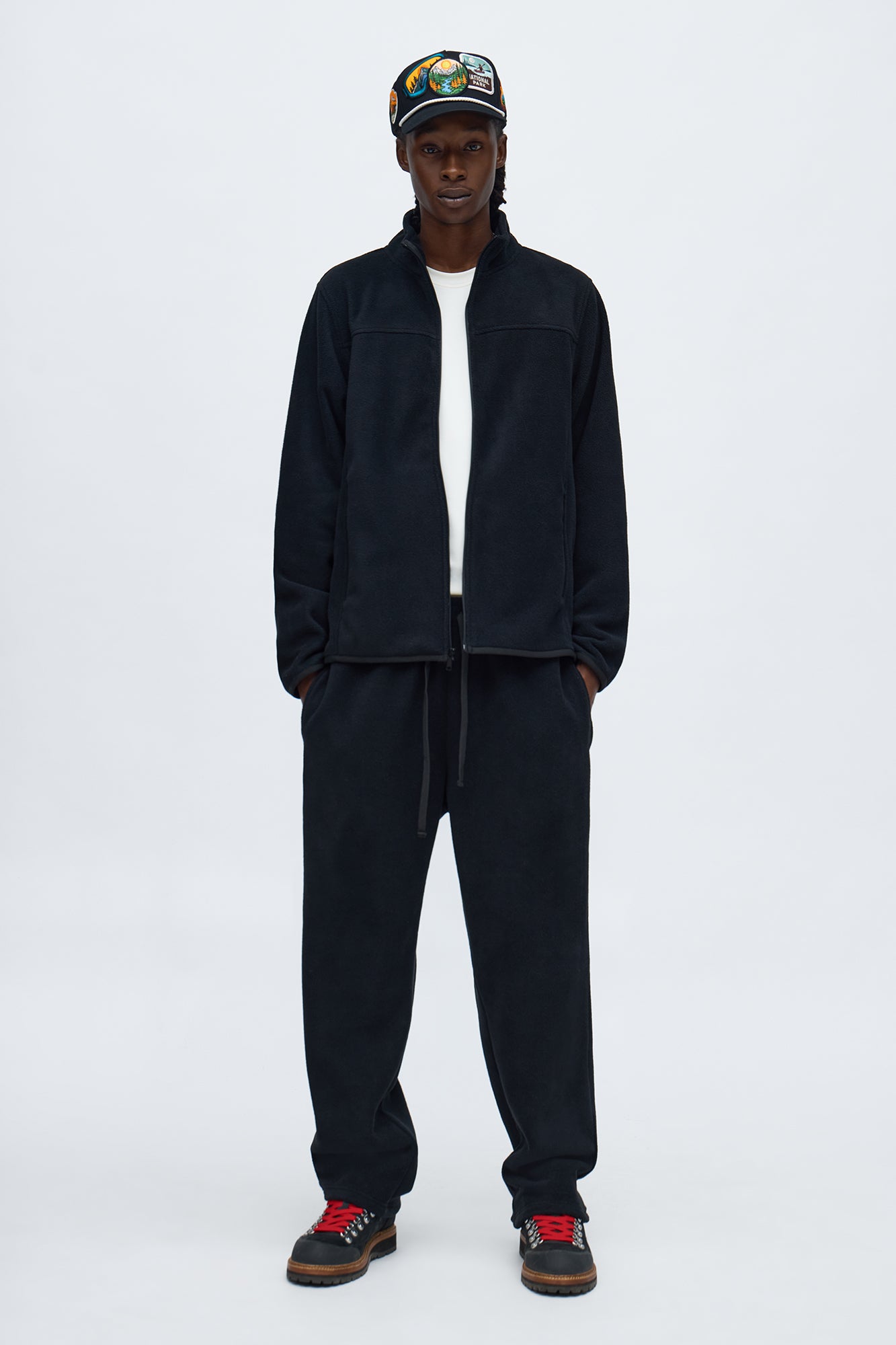 Core Microfleece Zip Jacket - Black