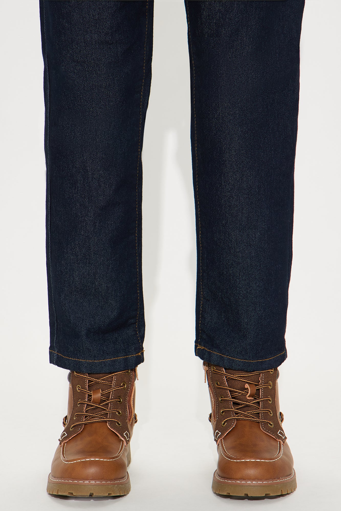 Mini Under Control Lace Up Boots - Brown