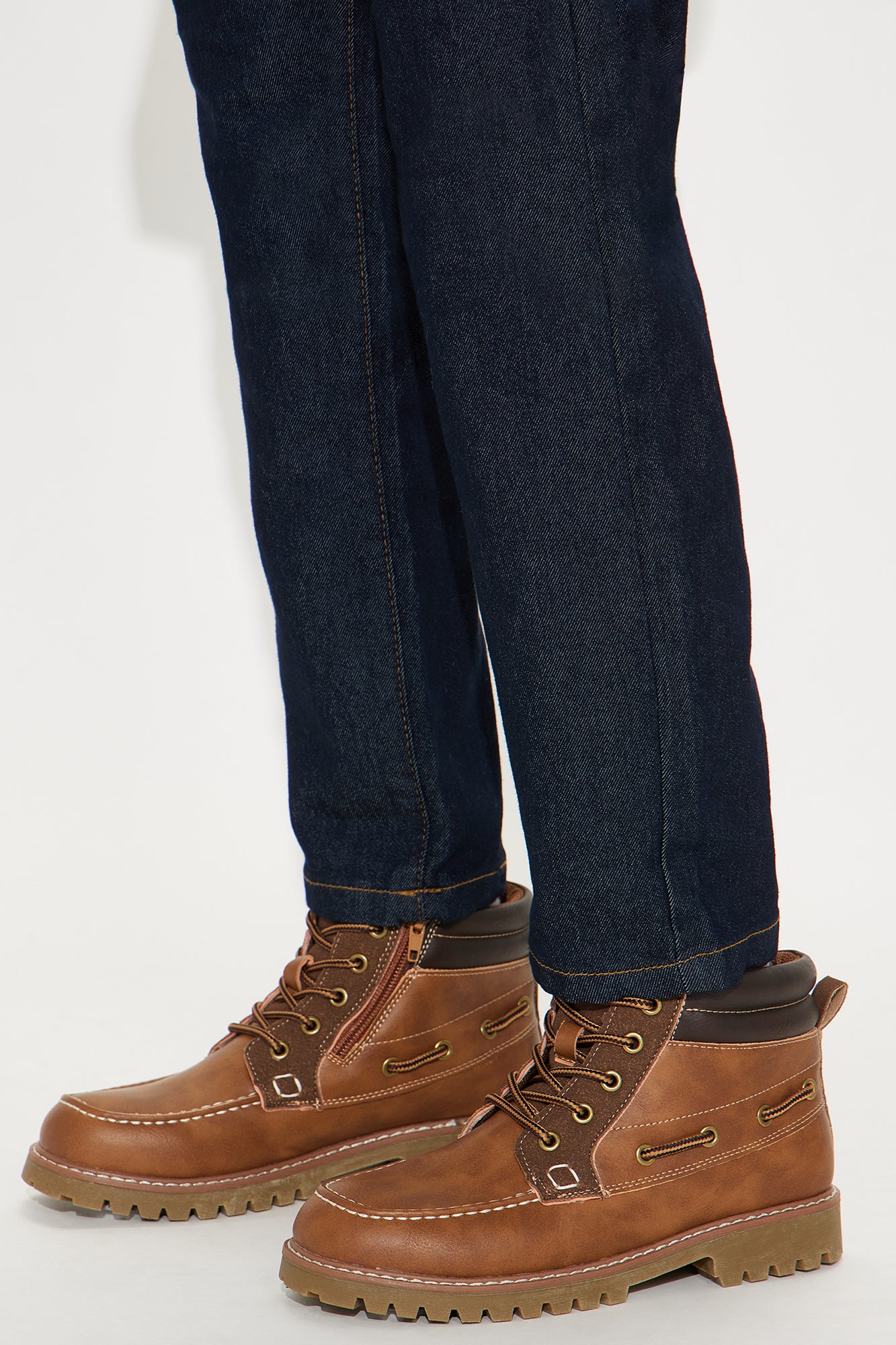 Mini Under Control Lace Up Boots - Brown