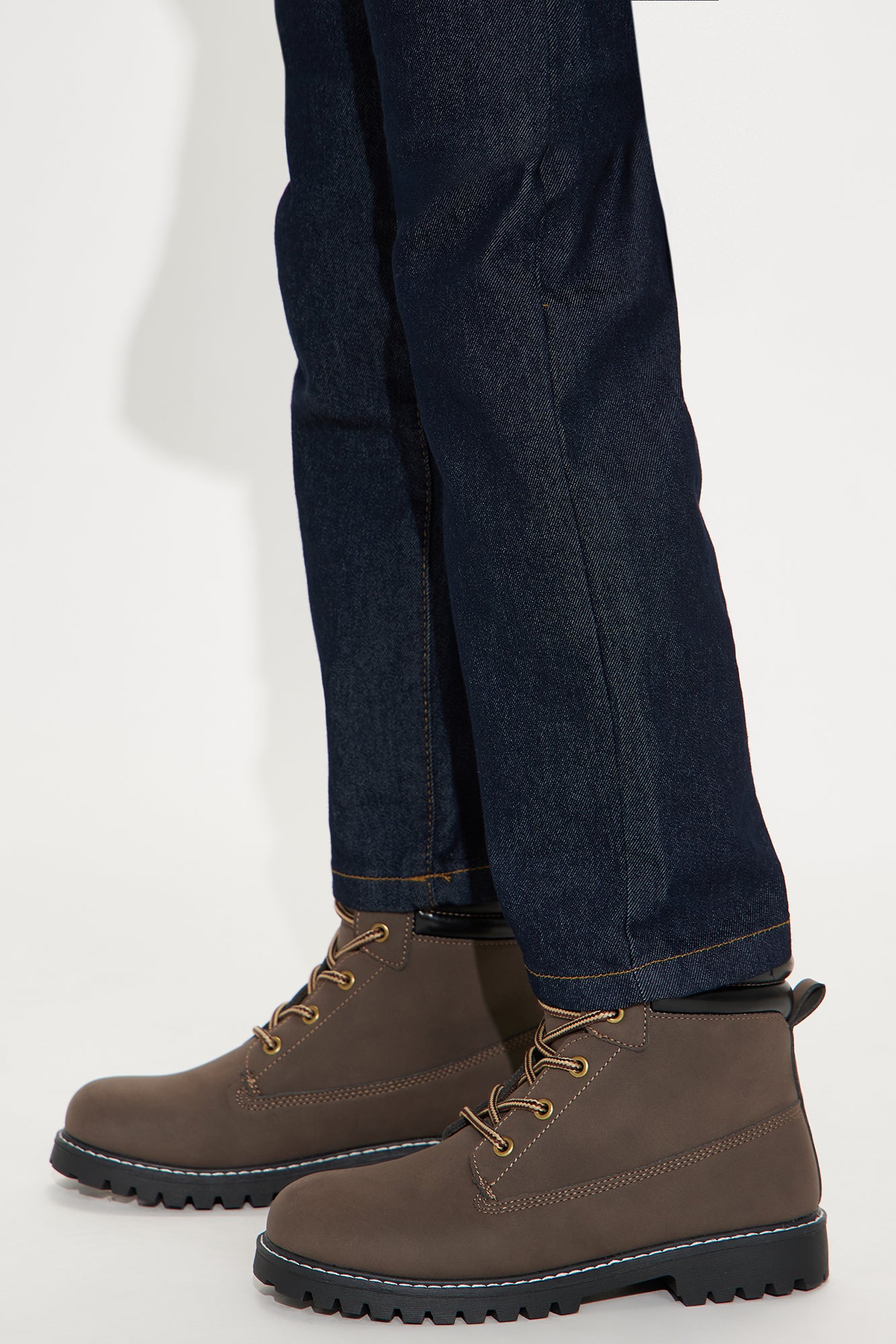 Mini Let's Get To Work Lace Up Boots - Brown