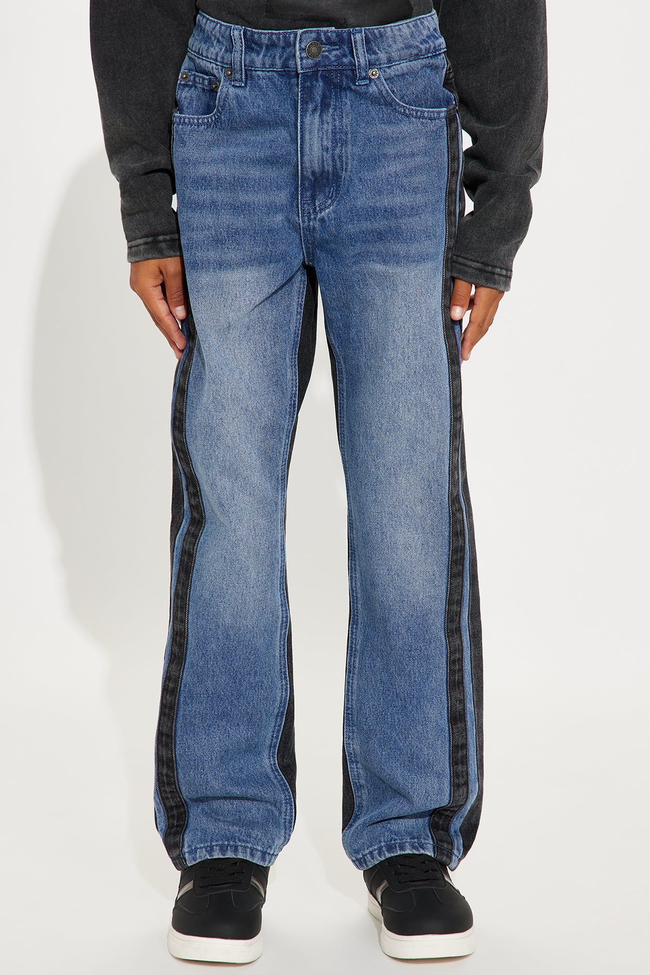 Mini Straight Track Me Down Jean - Blue/combo