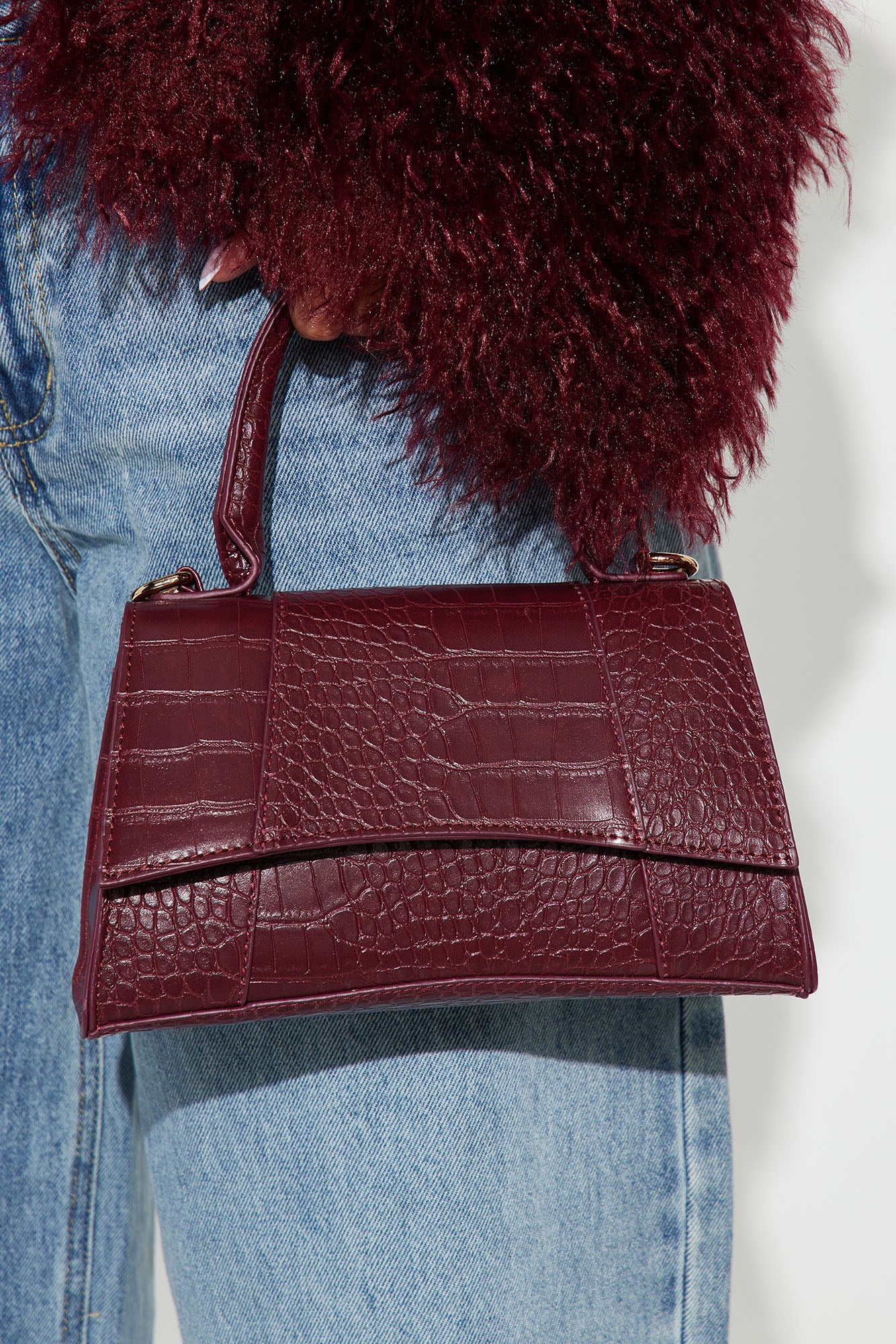 Don't Sass Me Crossbody - Burgundy