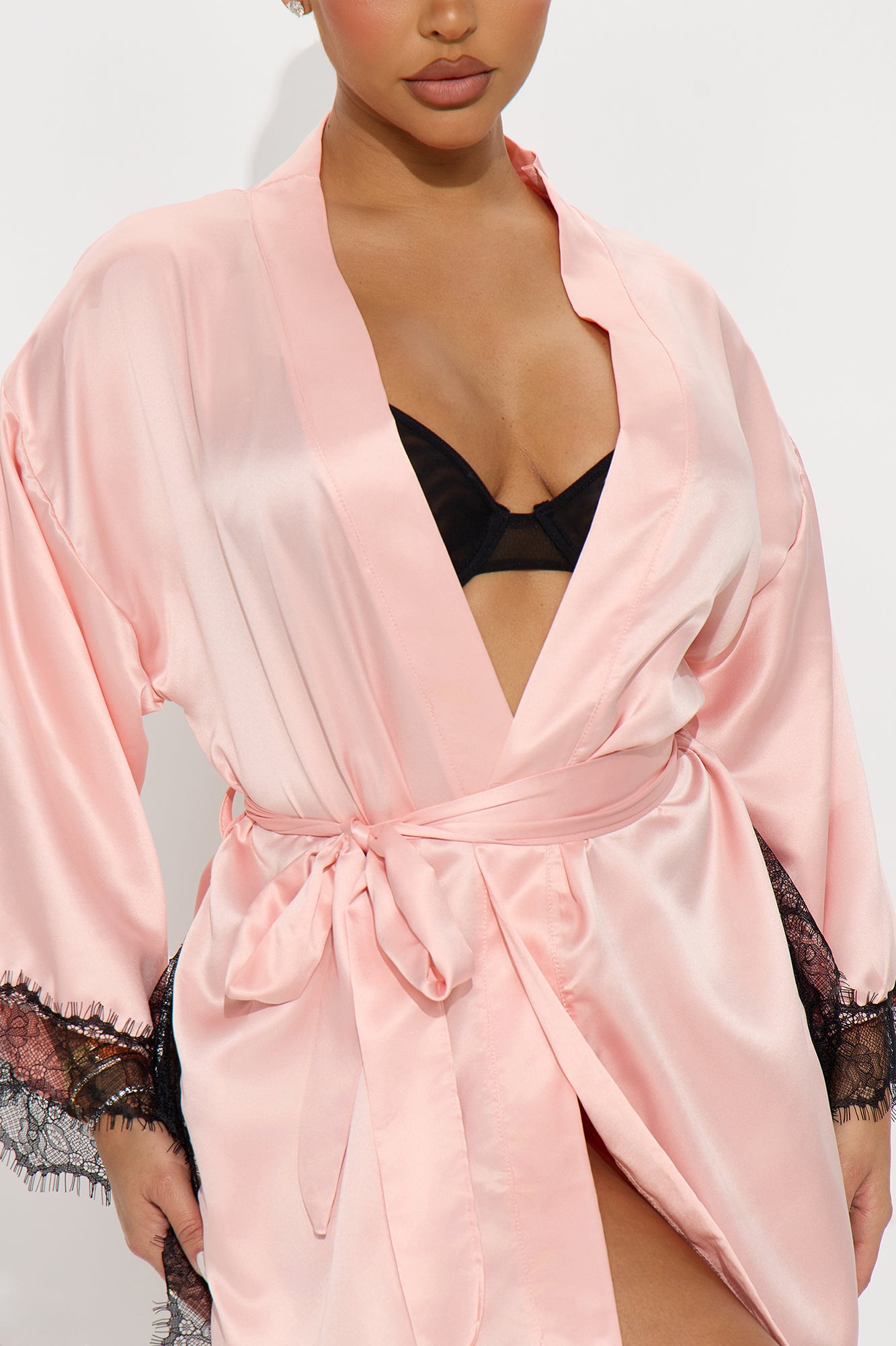 Night In Satin Robe - Pink/combo