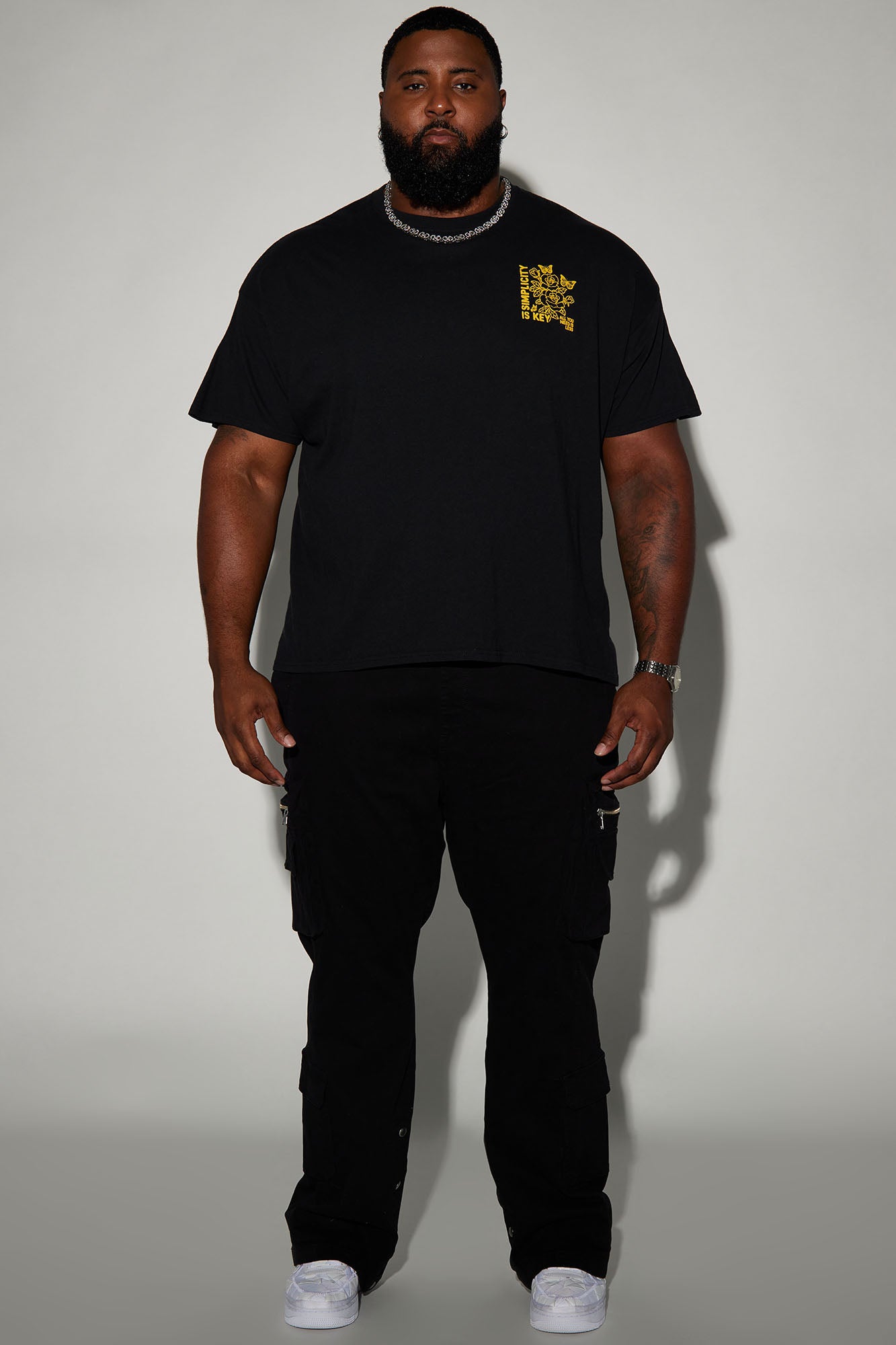 Simplicity Is Key Short Sleeve Tee - Black