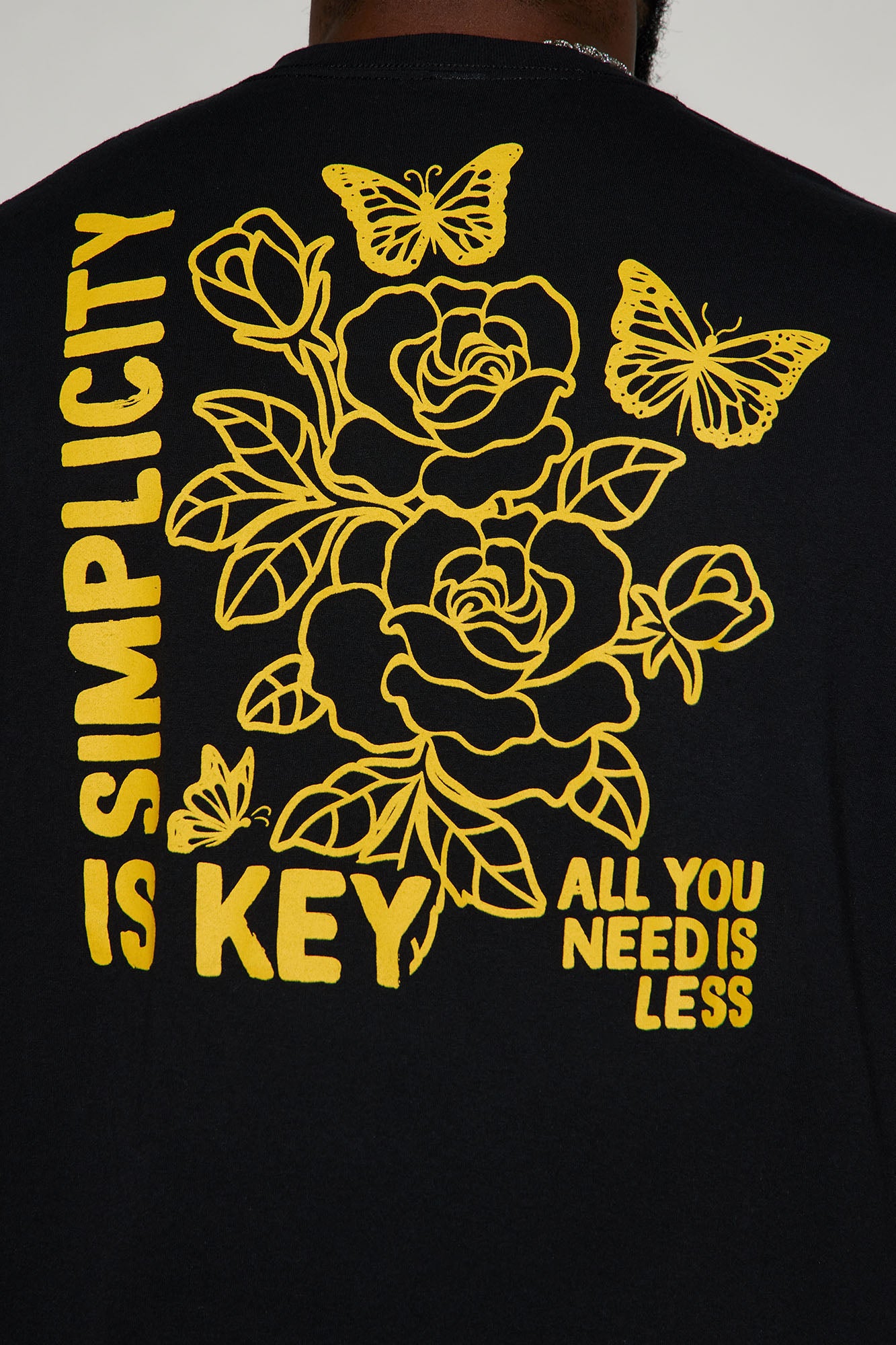 Simplicity Is Key Short Sleeve Tee - Black