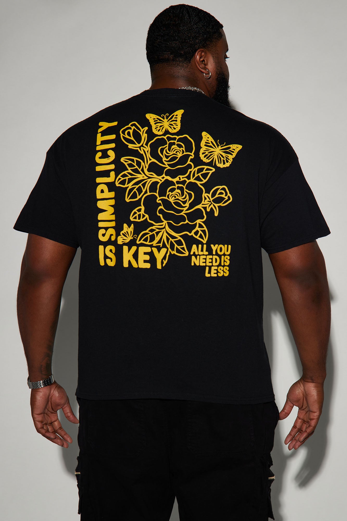 Simplicity Is Key Short Sleeve Tee - Black