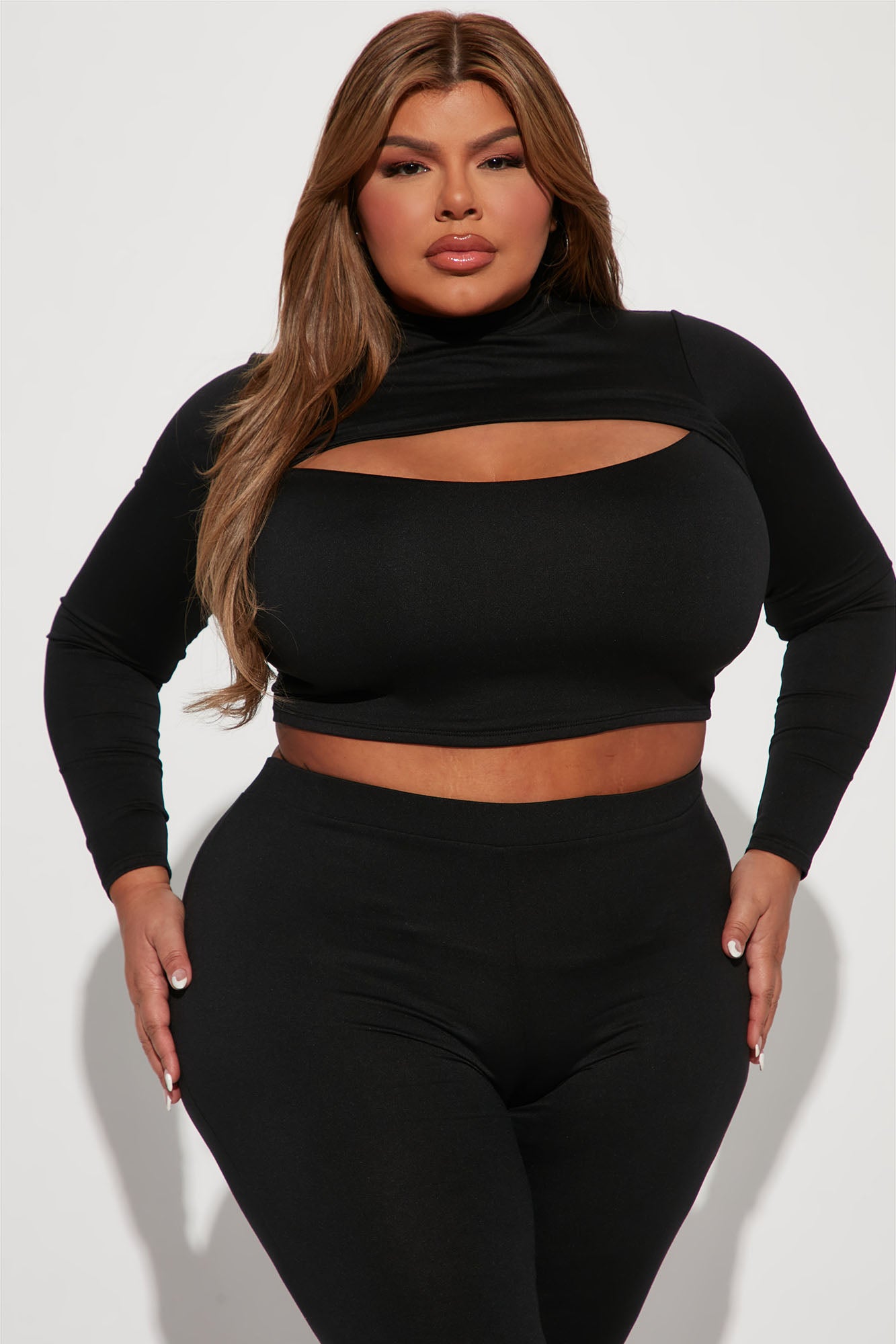 Baddie On The Go Legging Set - Black