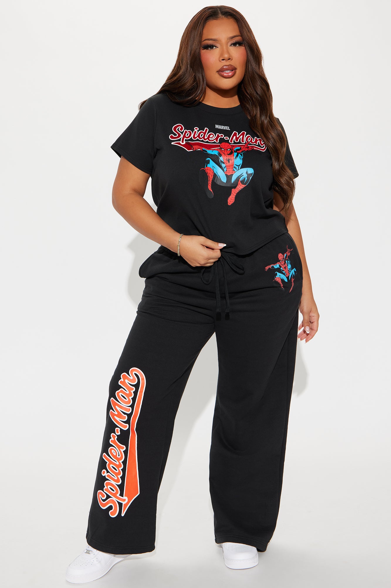 Spiderman Fitted Tee - Black