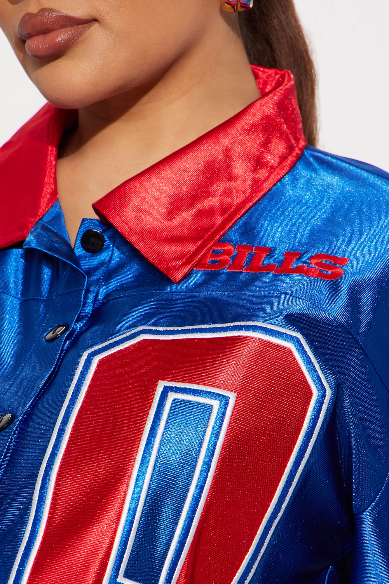 NFL Buffalo Bills Cropped Shirt - Blue/combo