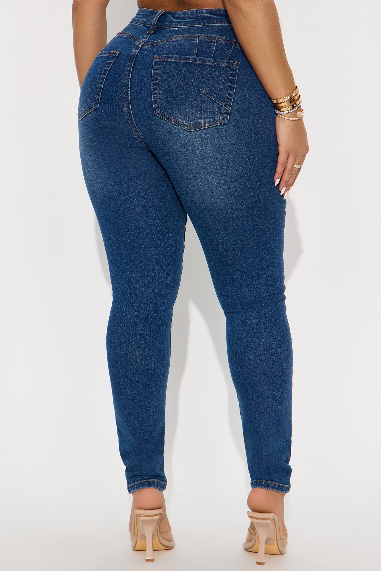 Bedford Booty Sculpting Everyday Skinny Jeans - Dark Wash