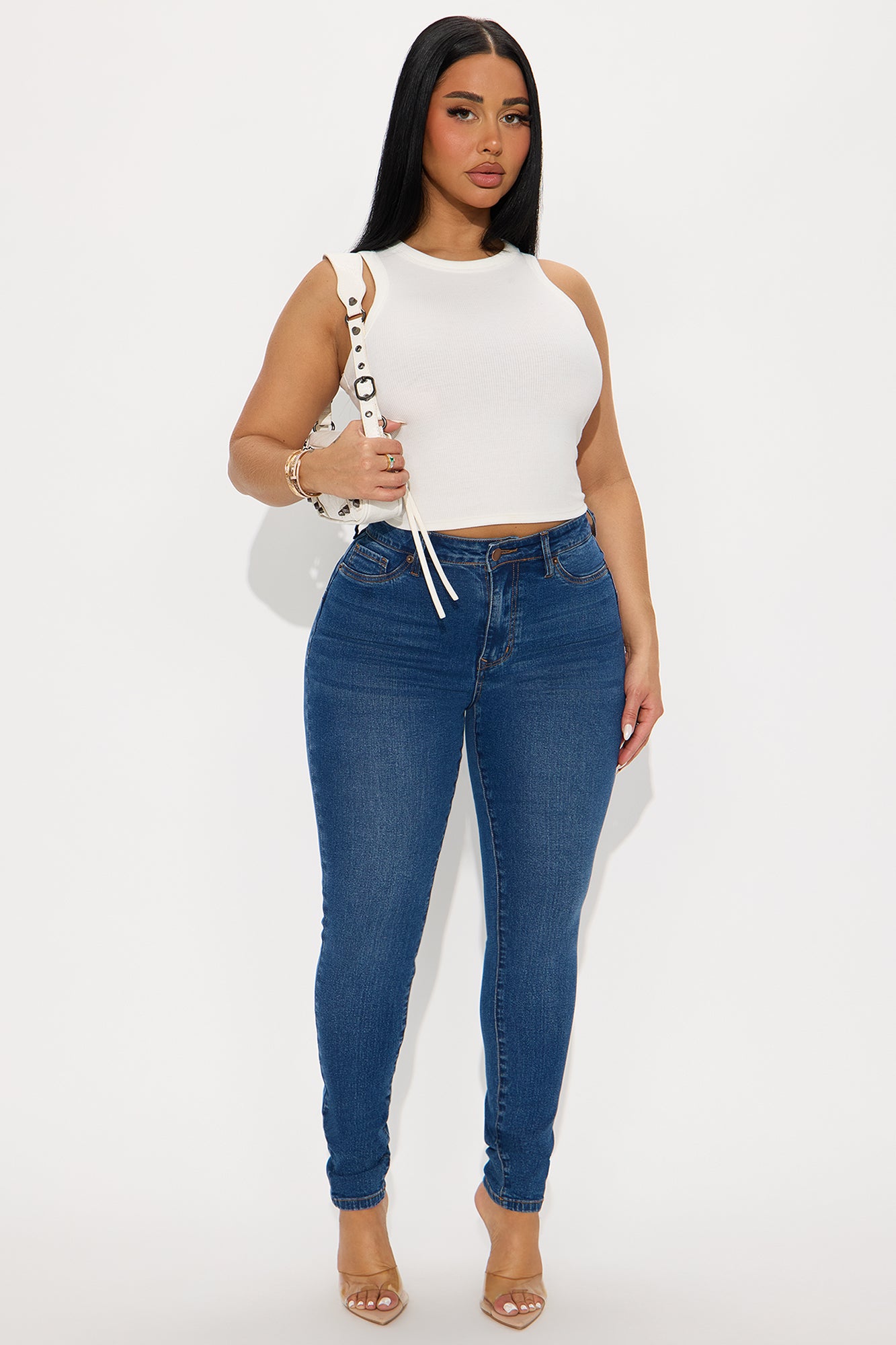 Bedford Booty Sculpting Everyday Skinny Jeans - Dark Wash