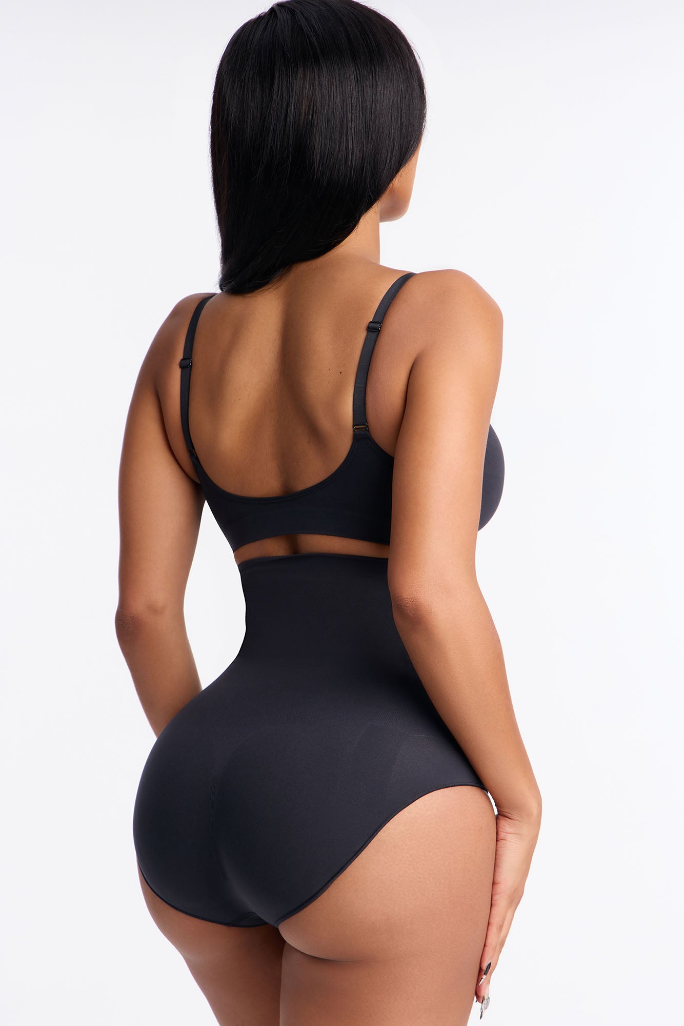 Nova Sculpt Seamless Strong Compression High Waisted Brief - Black
