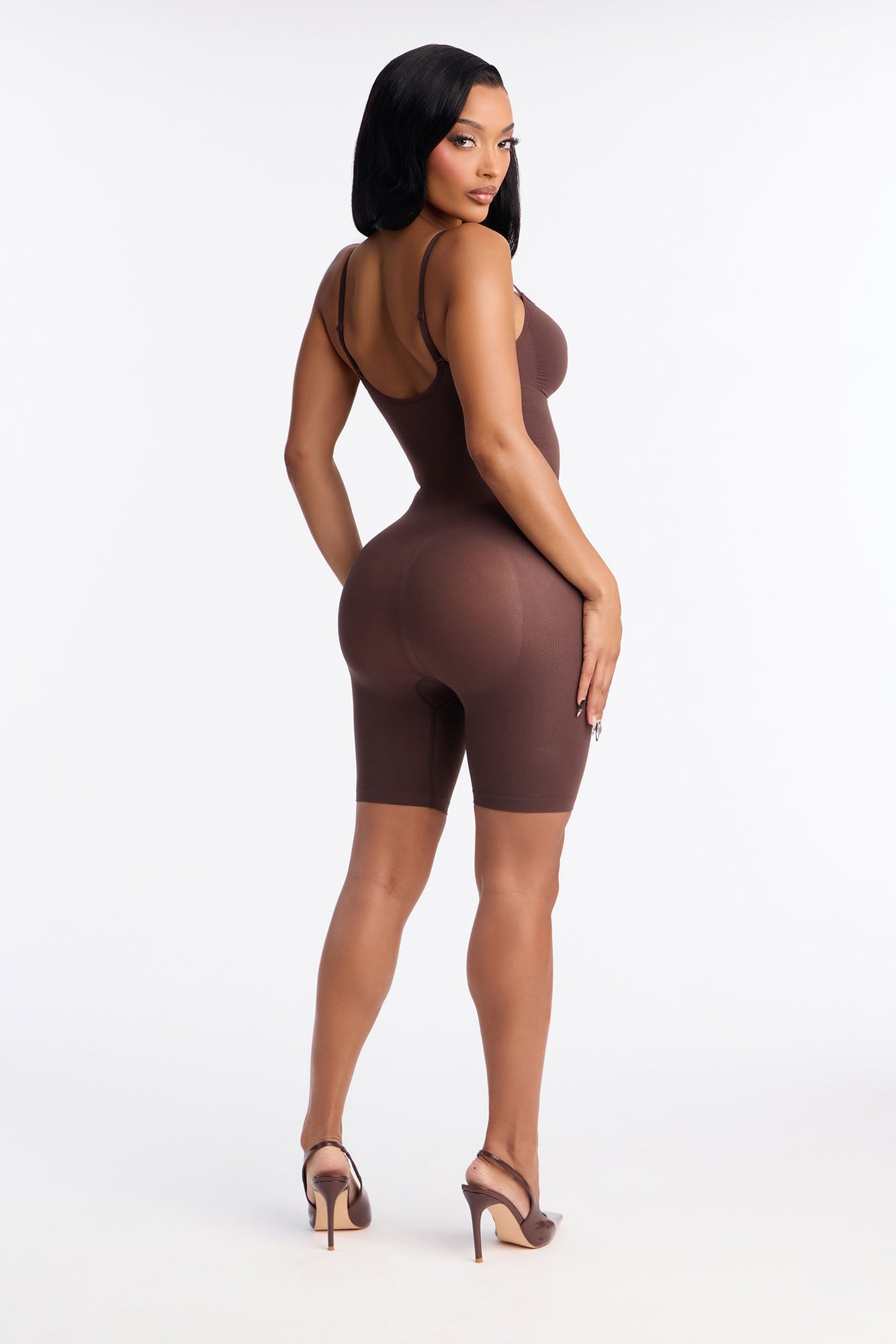 Nova Sculpt Seamless Strong Compression Thigh Shaping Bodysuit - Coco