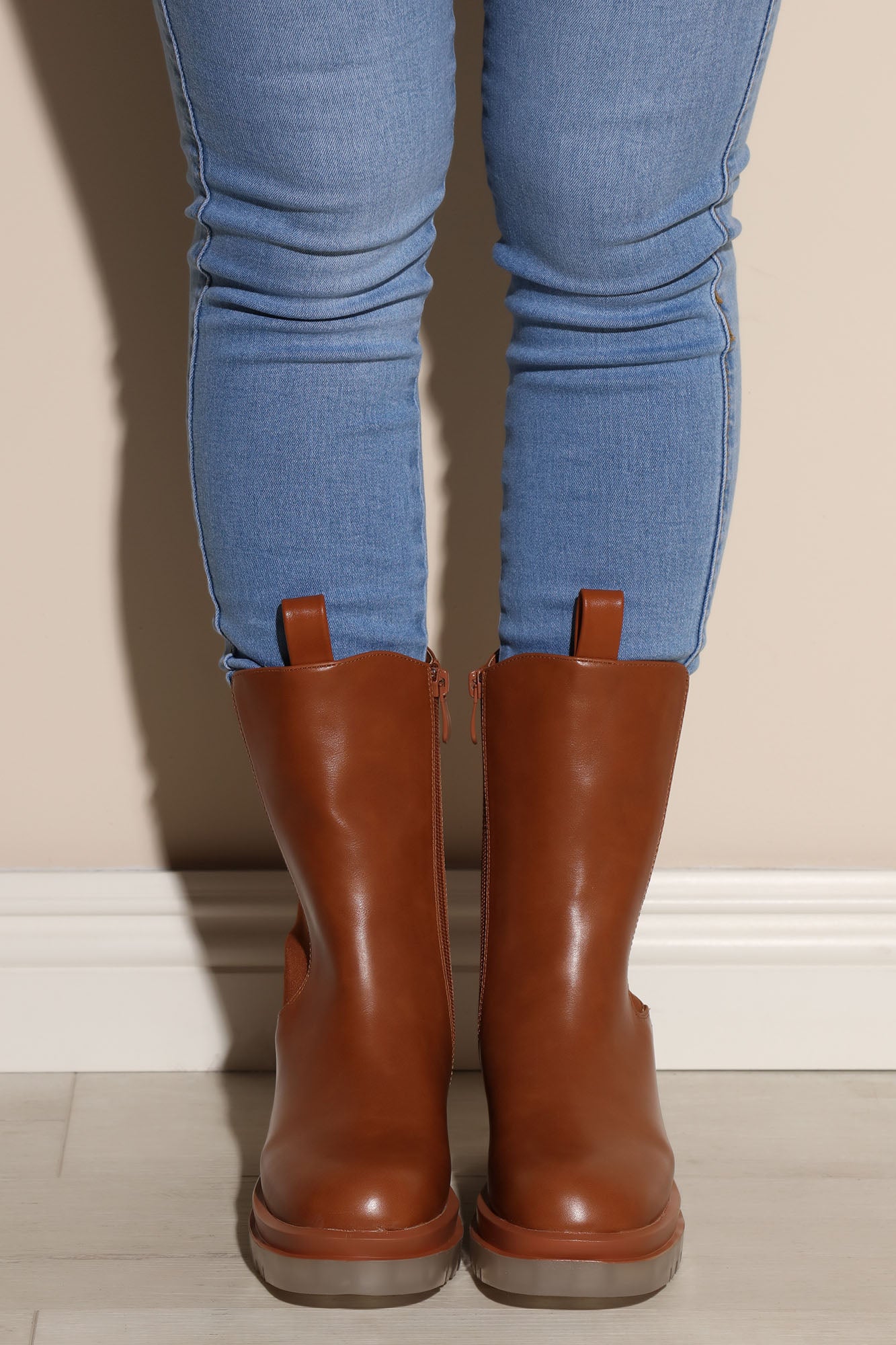 Do Better Flat Booties - Tan
