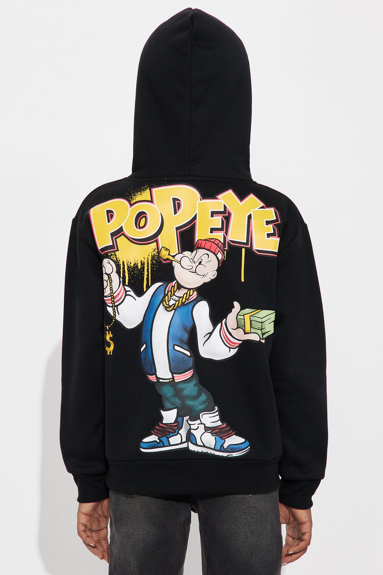Mini Popeye Married To the Game Hoodie - Black