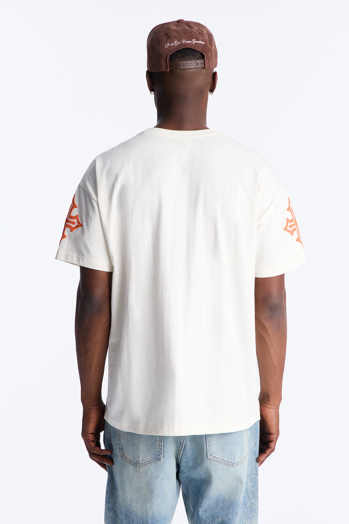 Saint Crosses Faith Short Sleeve Tee - Sand