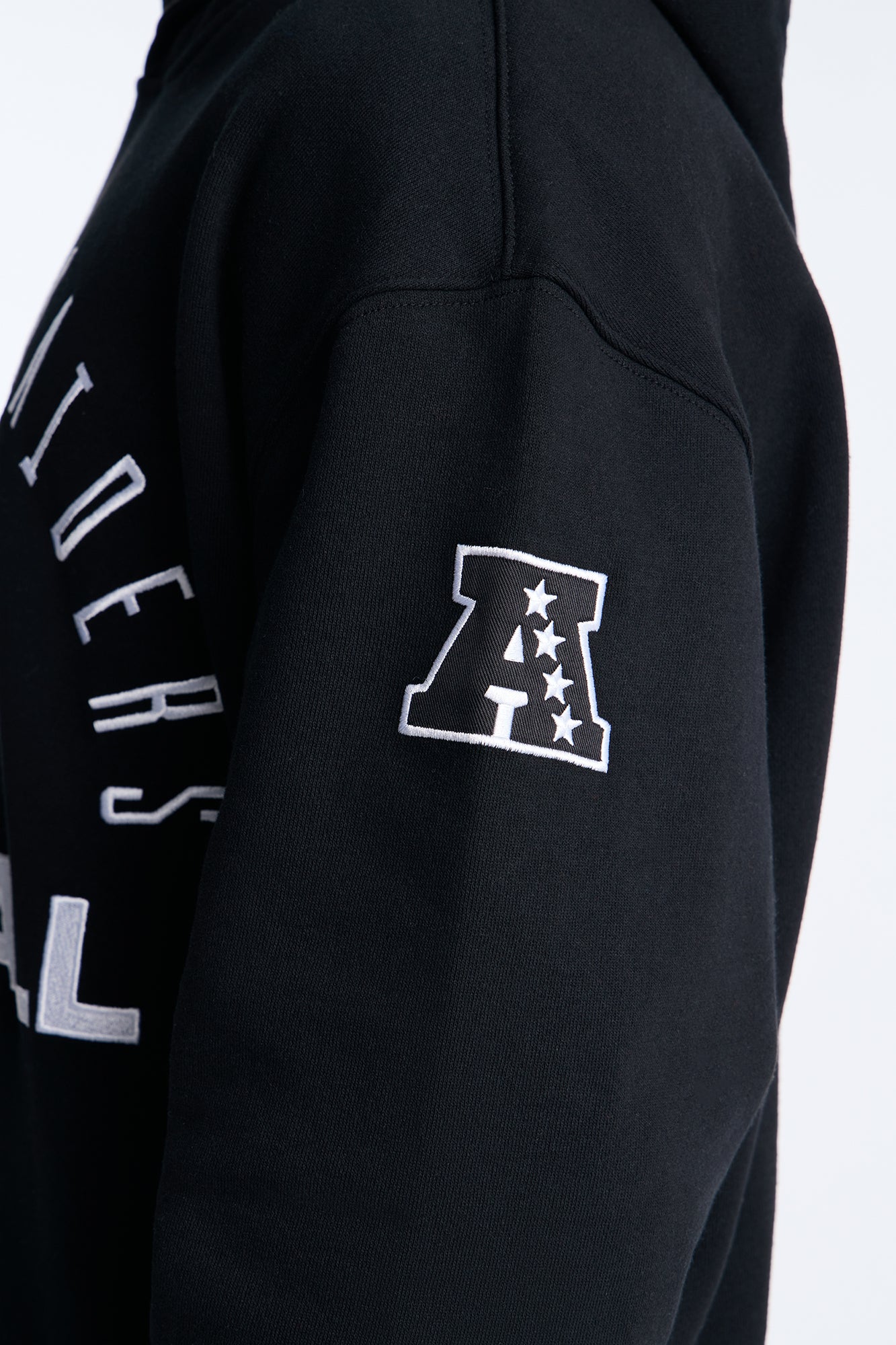 Raiders Barrel Roll Oversized Hoodie - Black