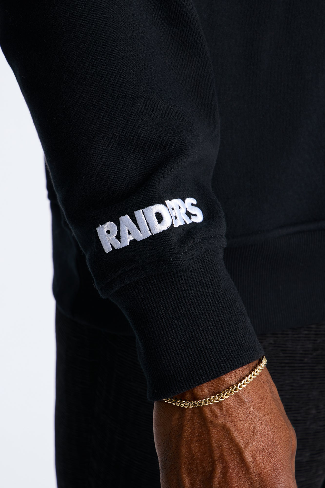 Raiders Barrel Roll Oversized Hoodie - Black